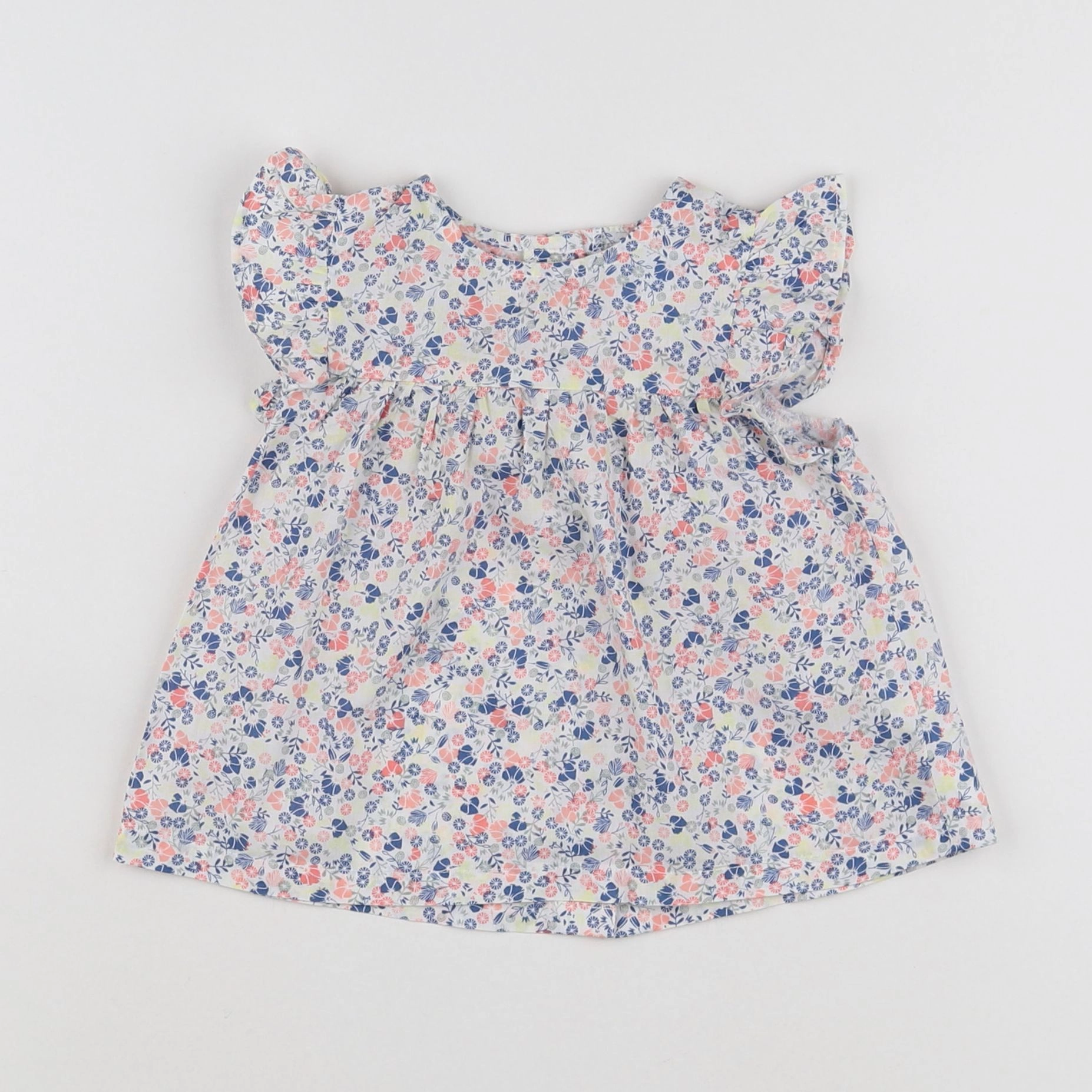 Vertbaudet - blouse multicolore - 12 mois
