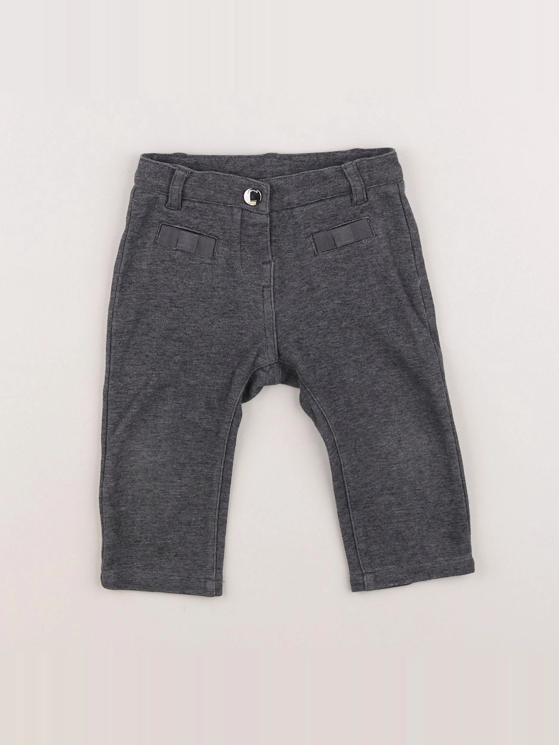 Jacadi - pantalon gris - 12 mois