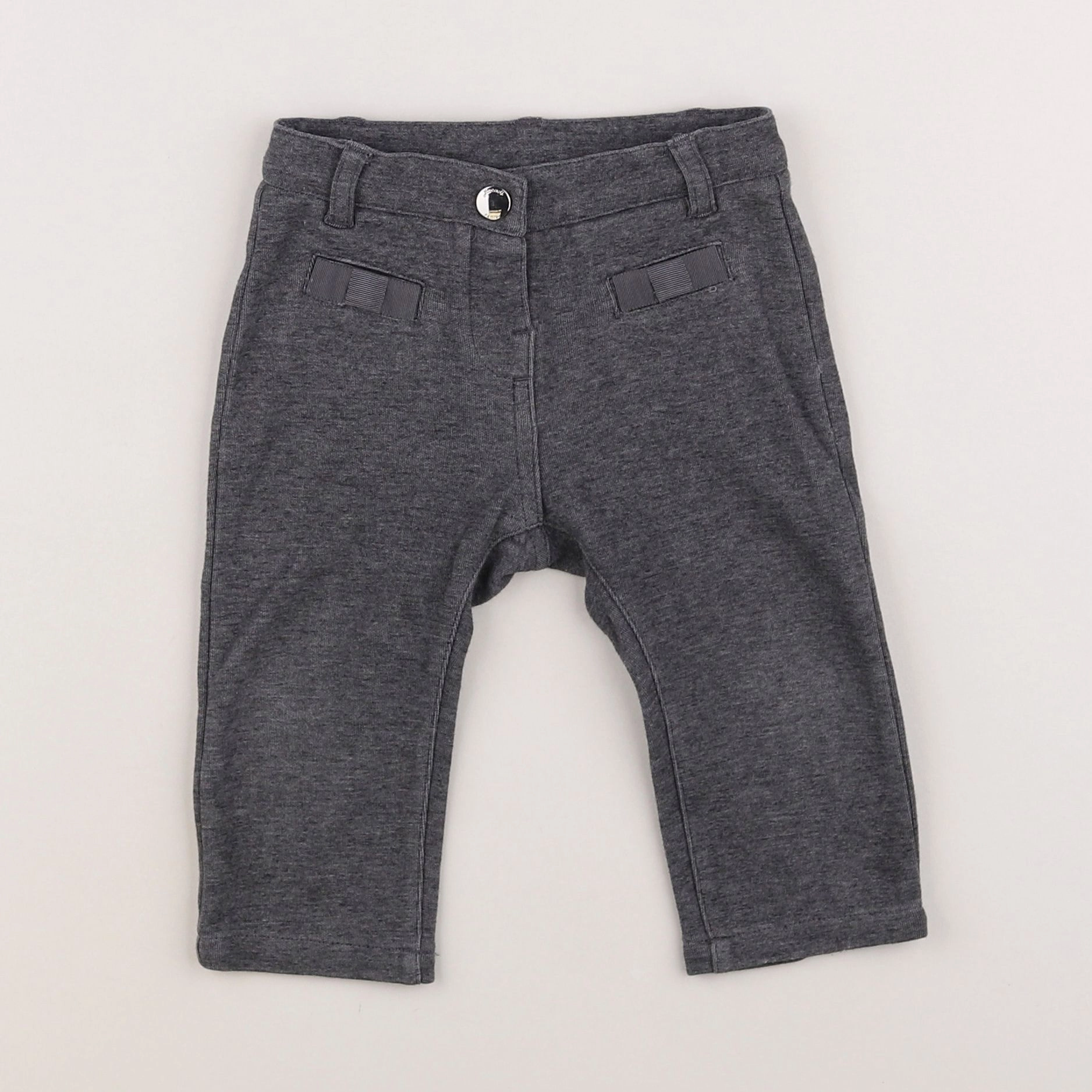 Jacadi - pantalon gris - 12 mois