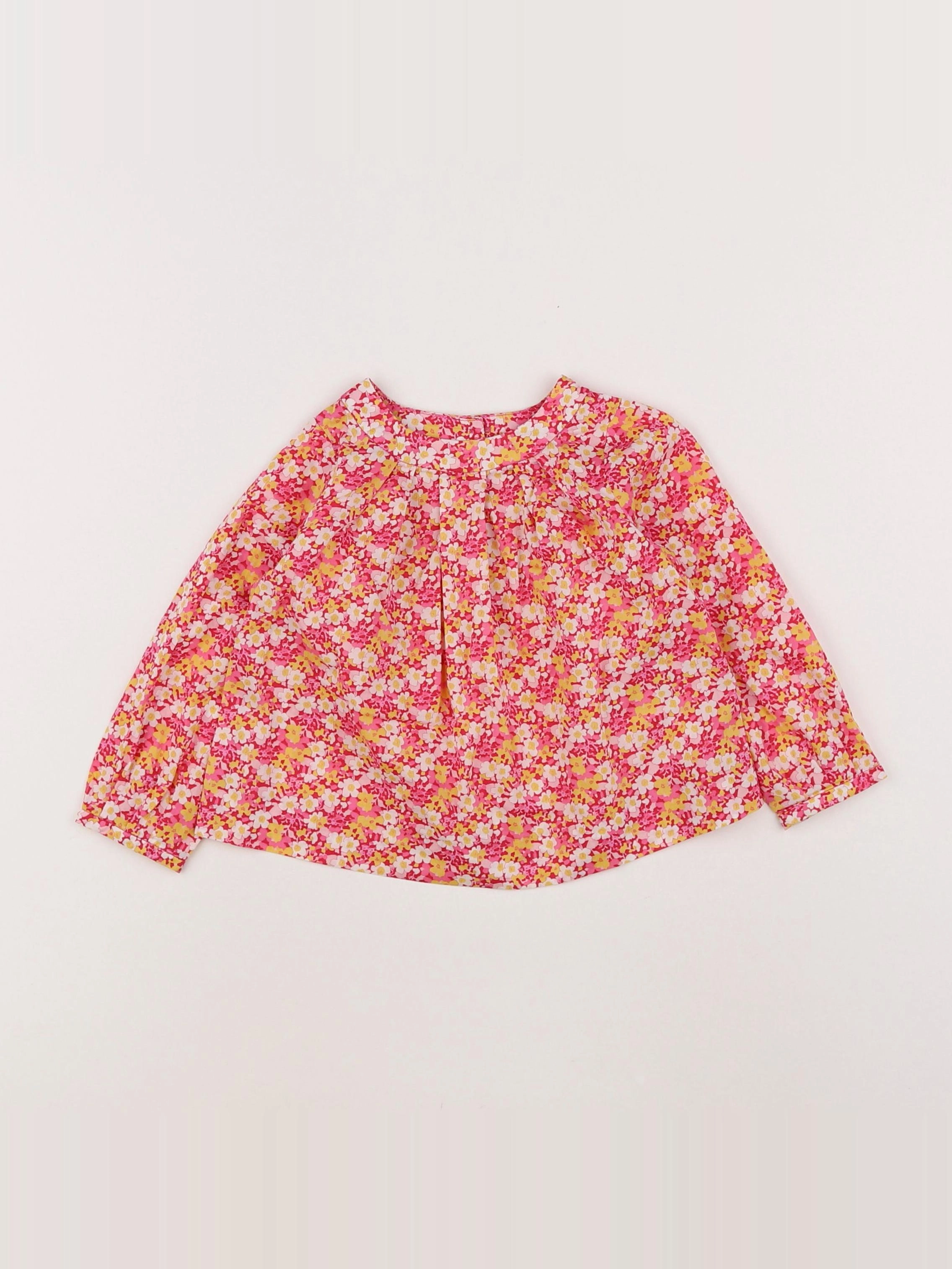 Jacadi - blouse liberty multicolore - 12 mois