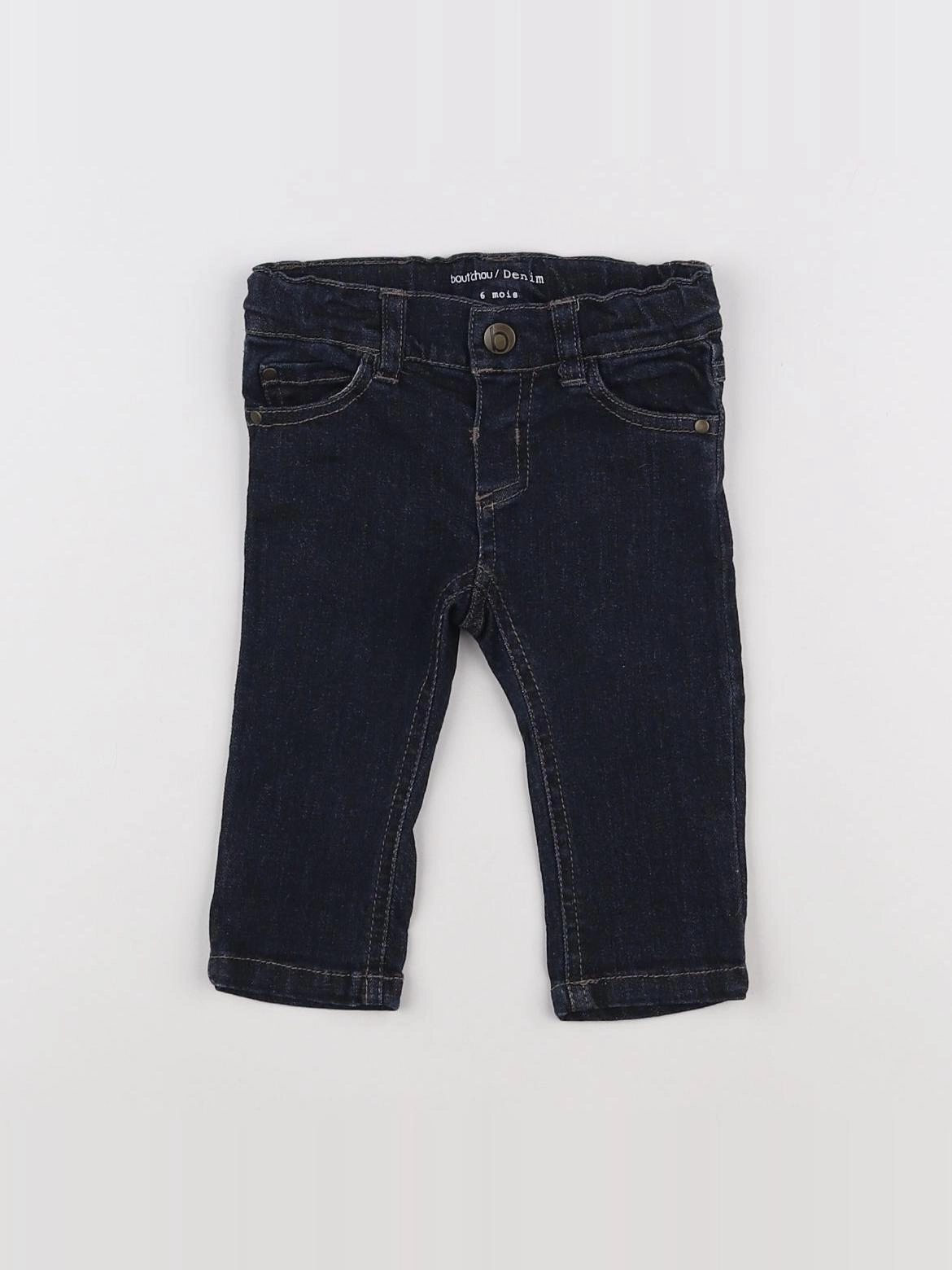 Boutchou - pantalon bleu - 6 mois