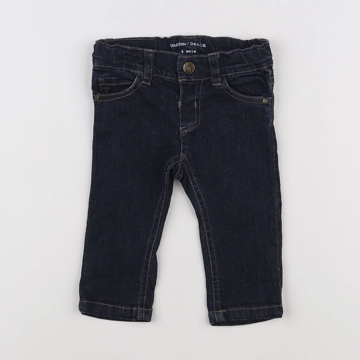 Boutchou - pantalon bleu - 6 mois