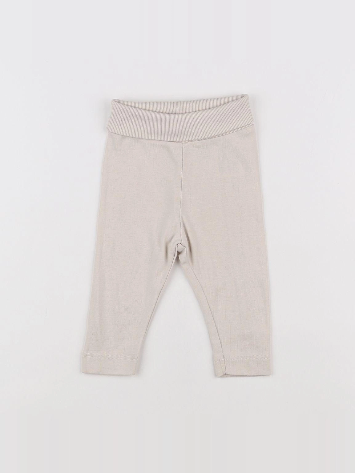 H&M - legging beige - 3 mois