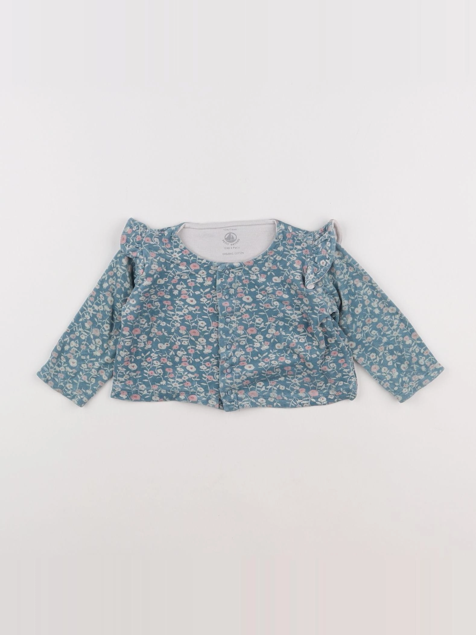 Petit Bateau - sweat multicolore - 12 mois