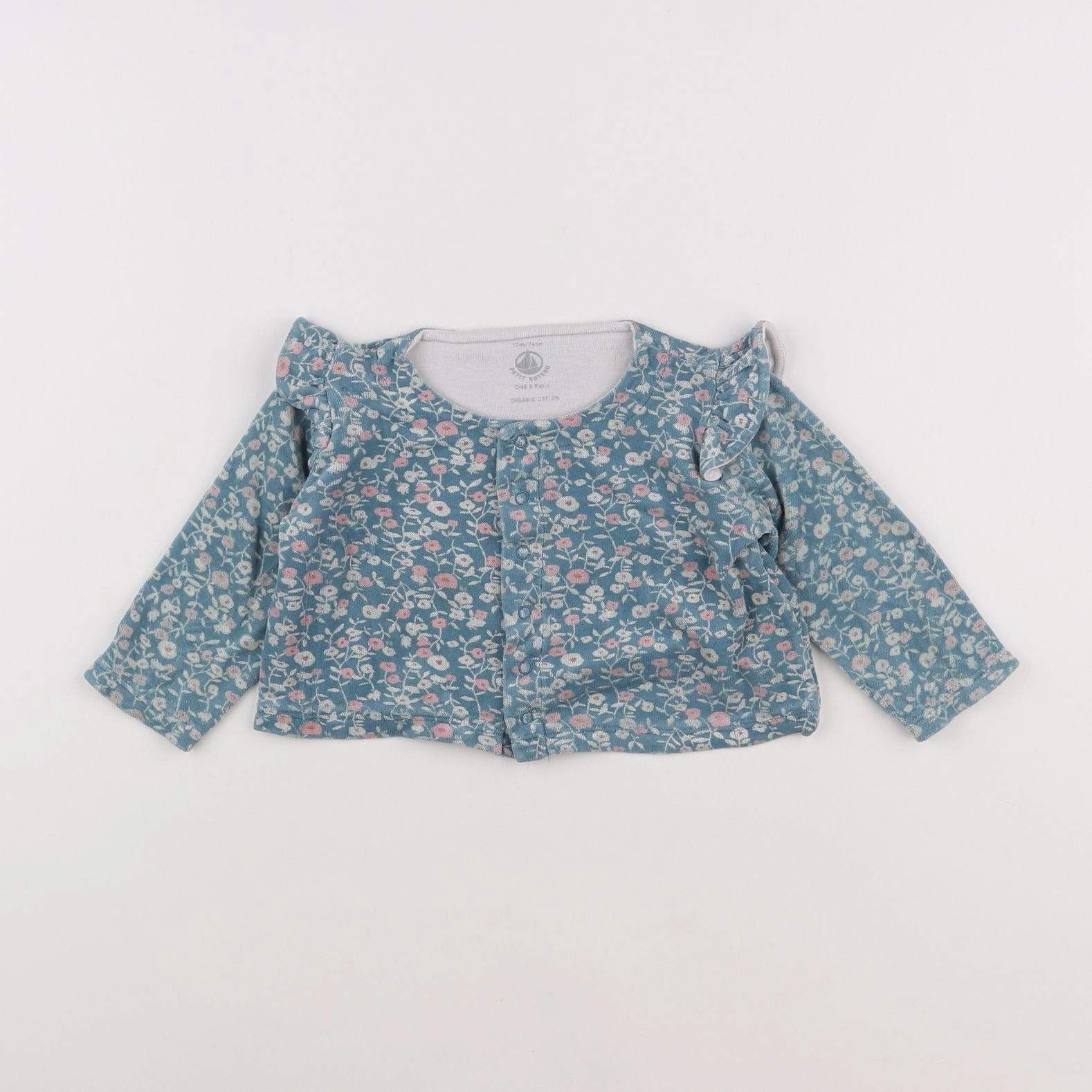 Petit Bateau - sweat multicolore - 12 mois