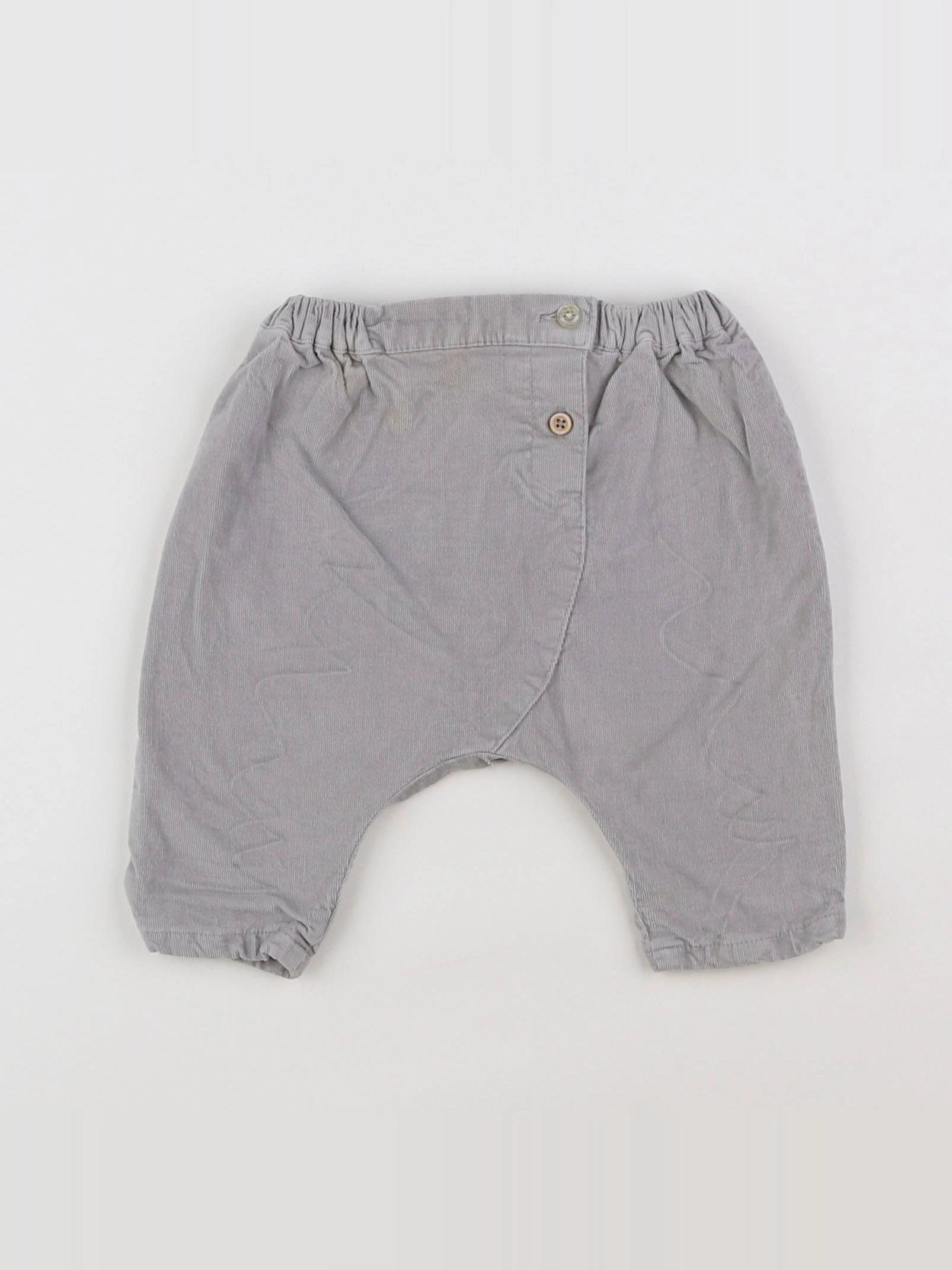 Boutchou - pantalon gris - 1 mois