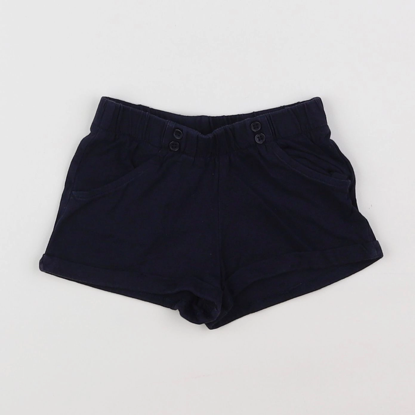 Boutchou - short bleu - 12 mois