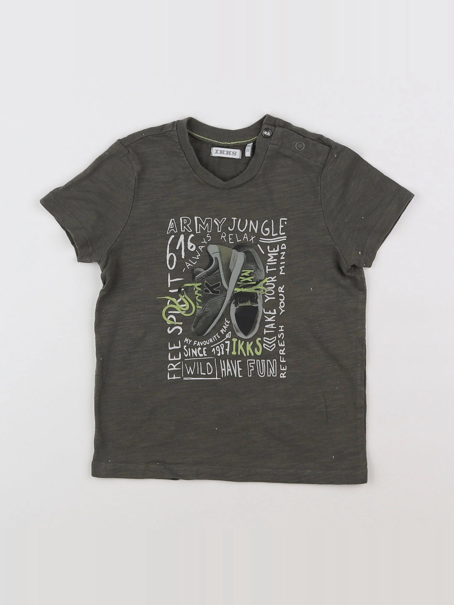 IKKS - tee-shirt vert - 18 mois