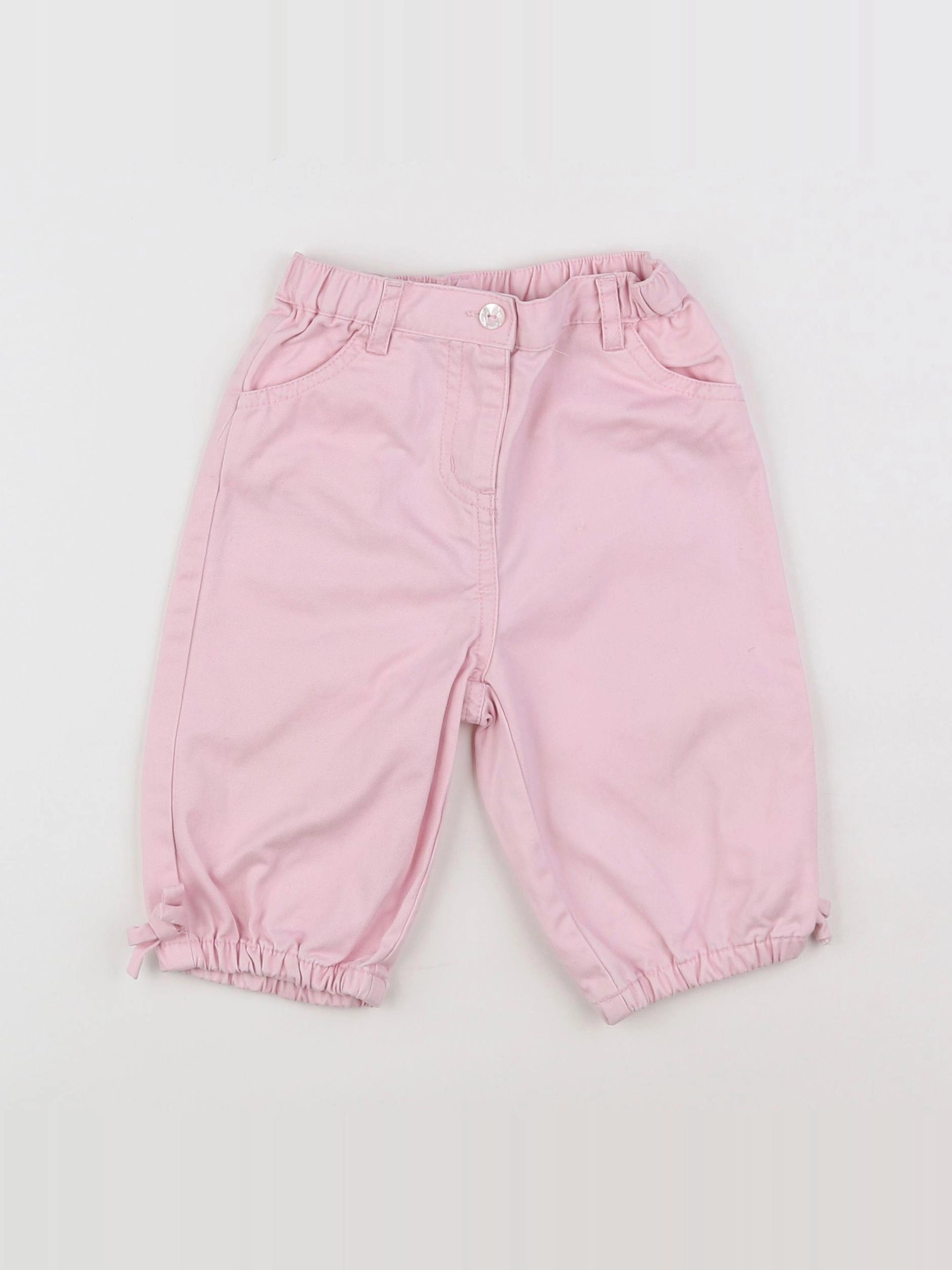 Jacadi - pantalon rose - 12 mois