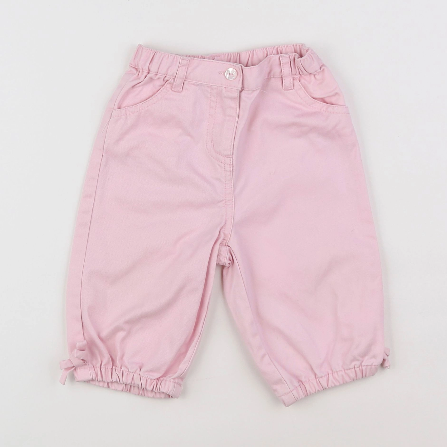 Jacadi - pantalon rose - 12 mois