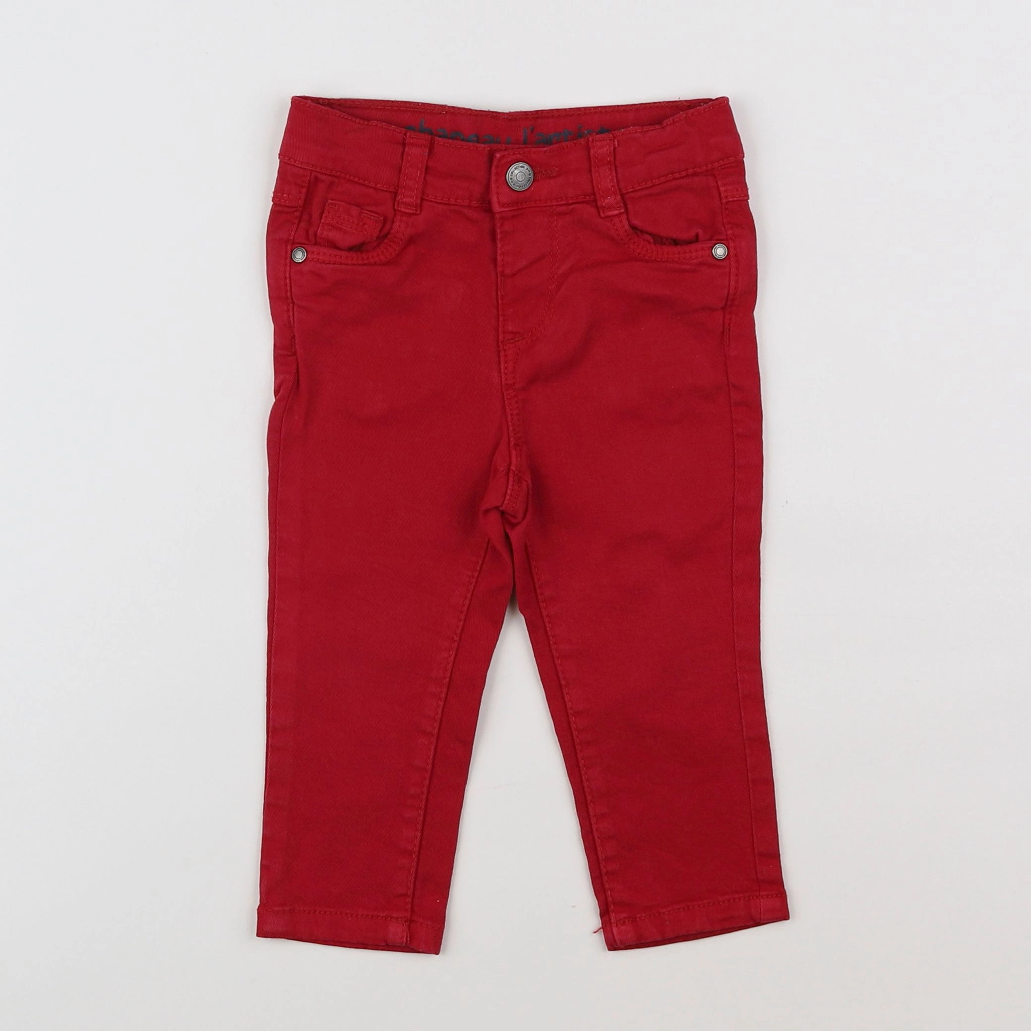 Tape à l'oeil - pantalon rouge - 12 mois