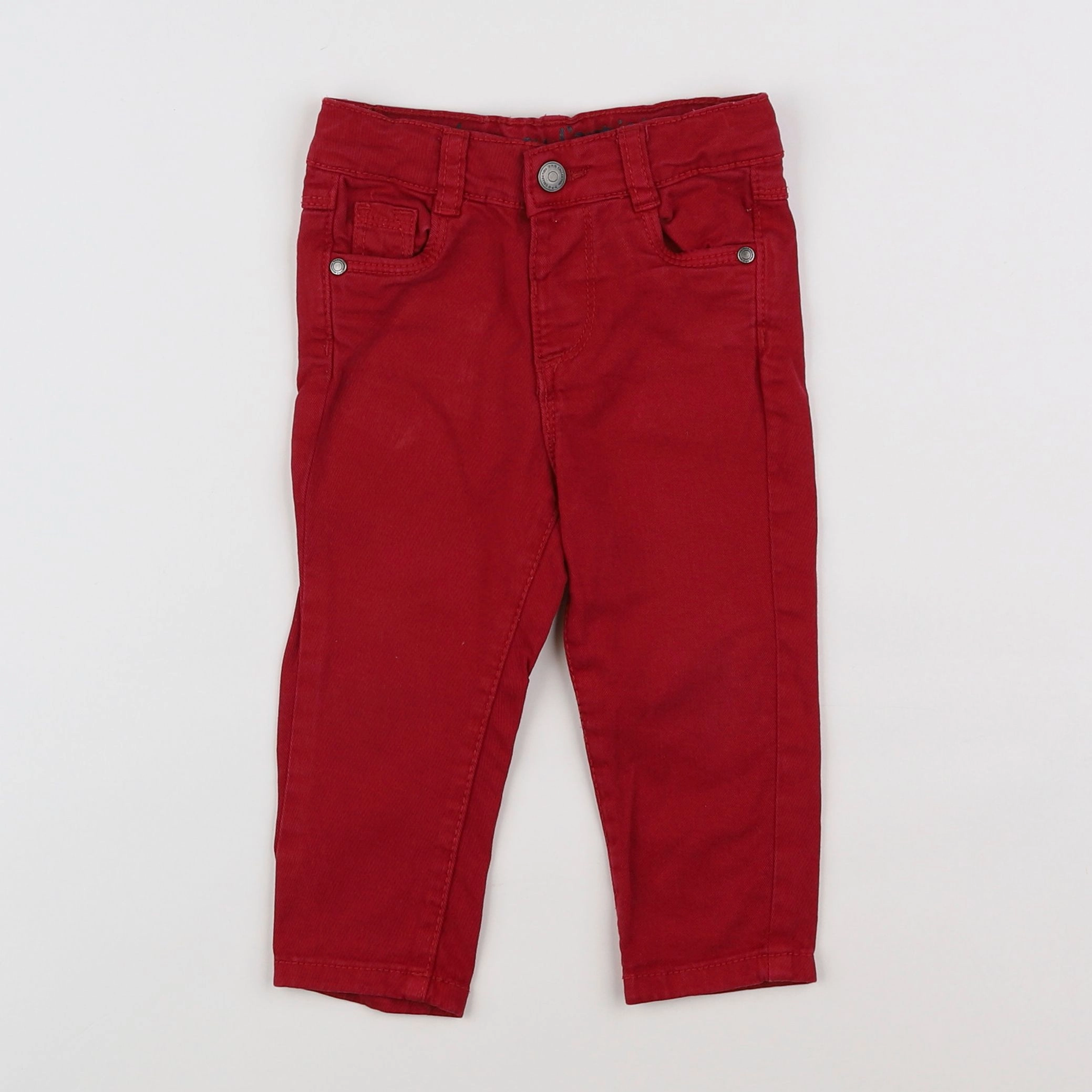 Tape à l'oeil - pantalon rouge - 12 mois