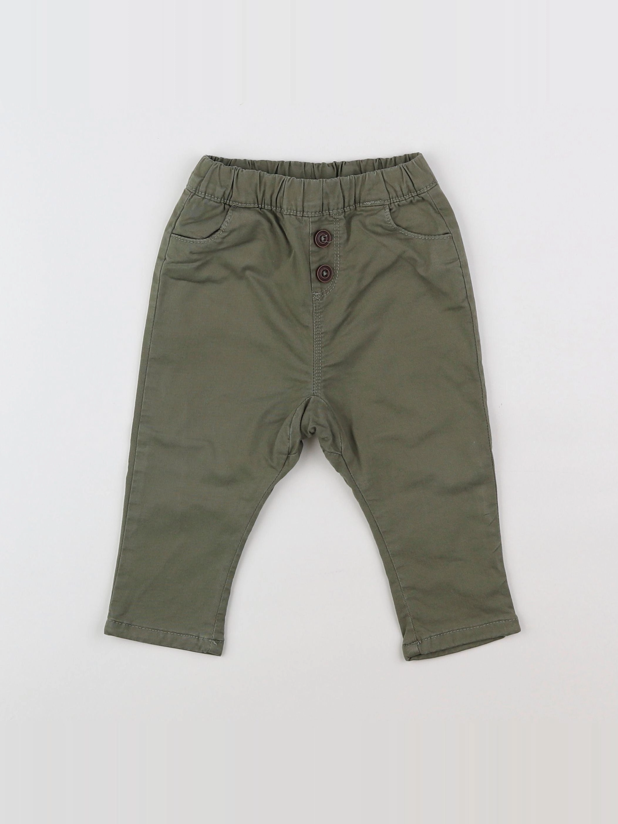 Tape à l'oeil - pantalon vert - 12 mois