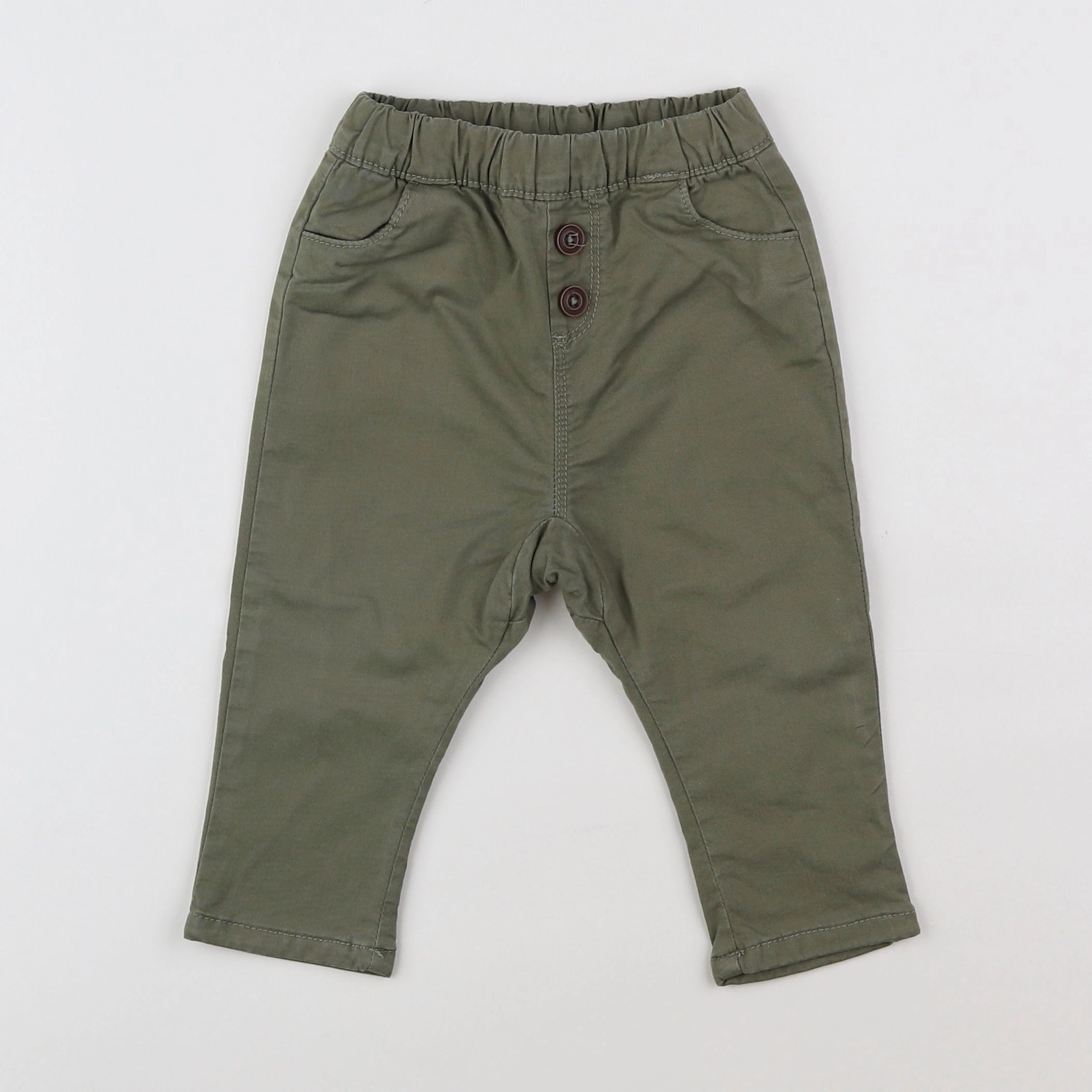 Tape à l'oeil - pantalon vert - 12 mois