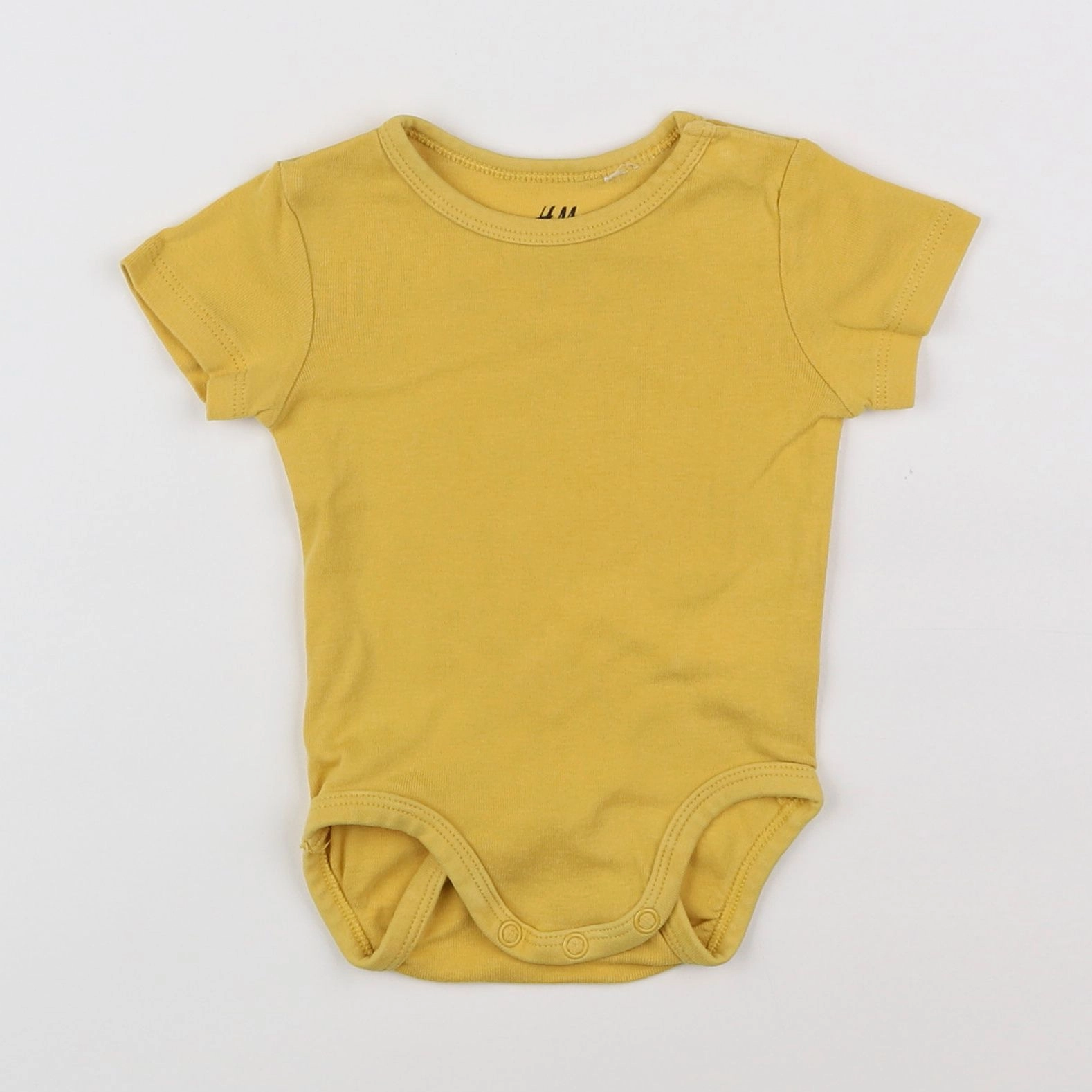 H&M - body jaune - 3 mois