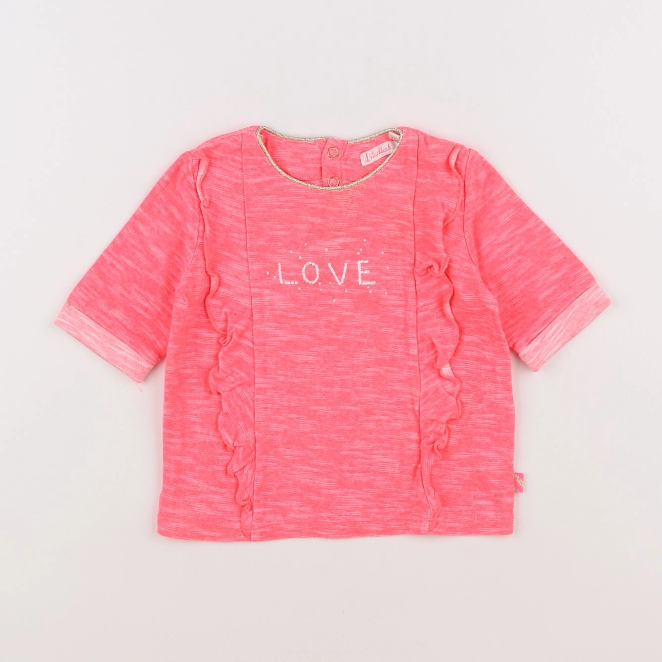 Billie Blush - tee-shirt rose fluo - 12 mois