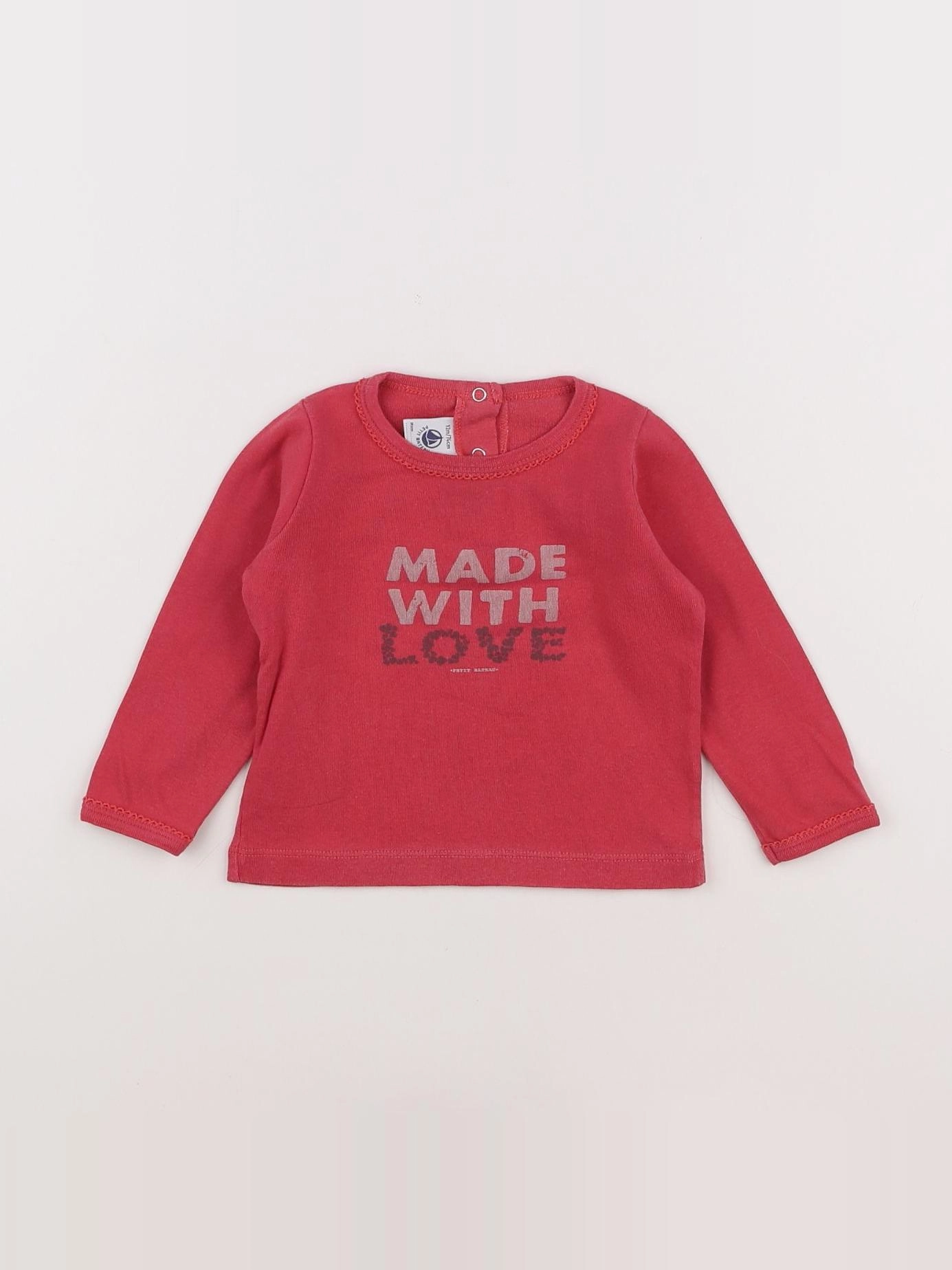Petit Bateau - tee-shirt multicolore - 12 mois