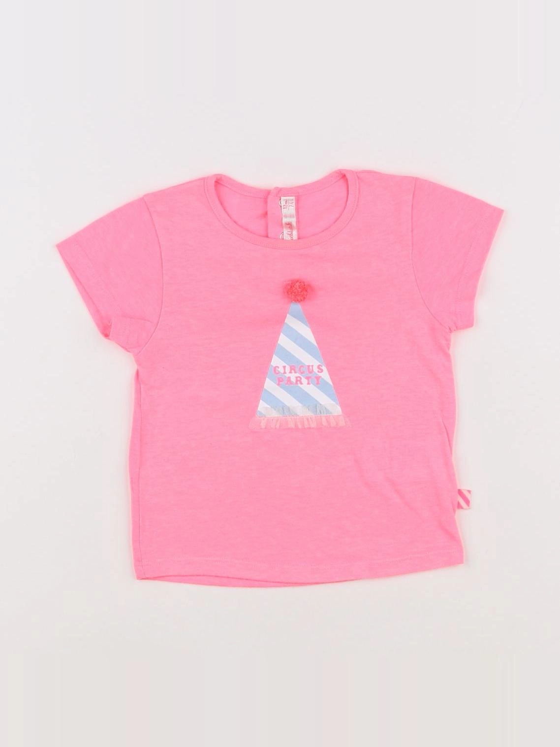 Billie Blush - tee-shirt rose fluo - 12 mois