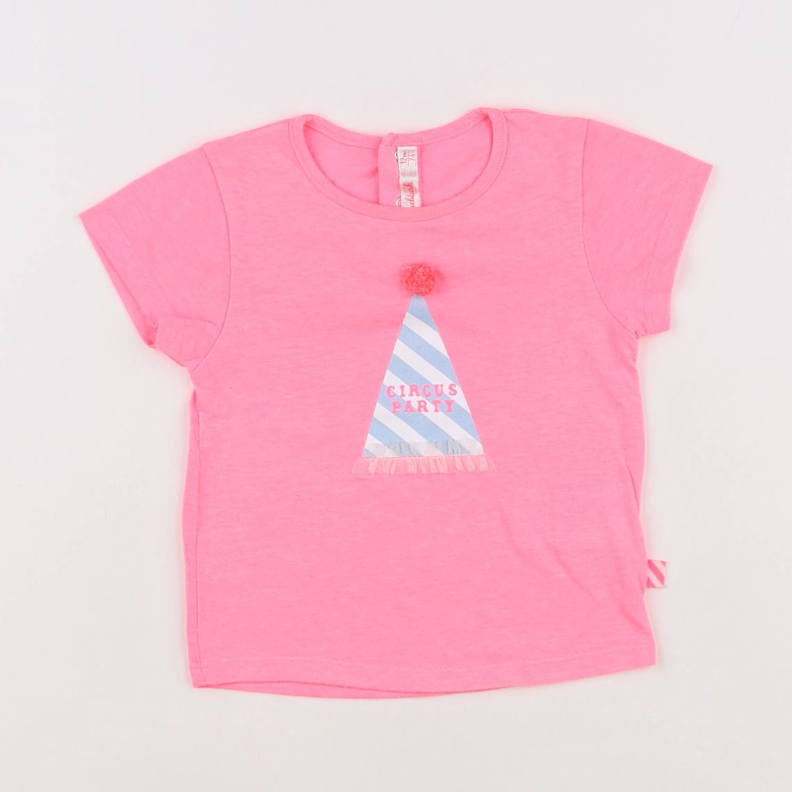 Billie Blush - tee-shirt rose fluo - 12 mois