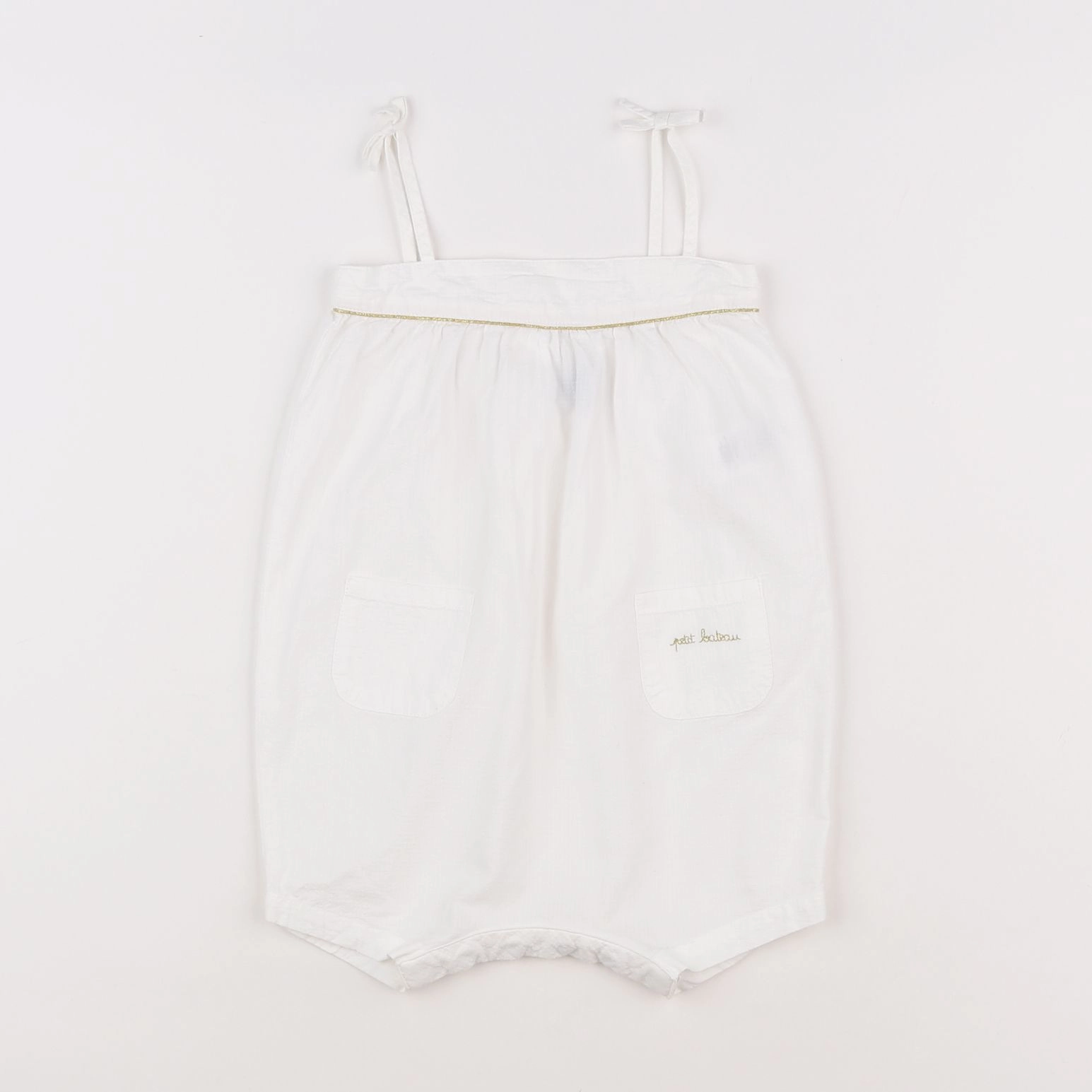 Petit Bateau - combinaison blanc - 18 mois