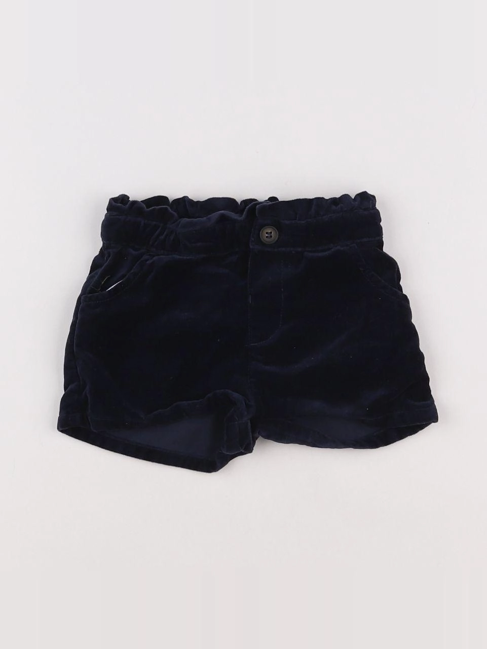 Boutchou - short bleu - 12 mois