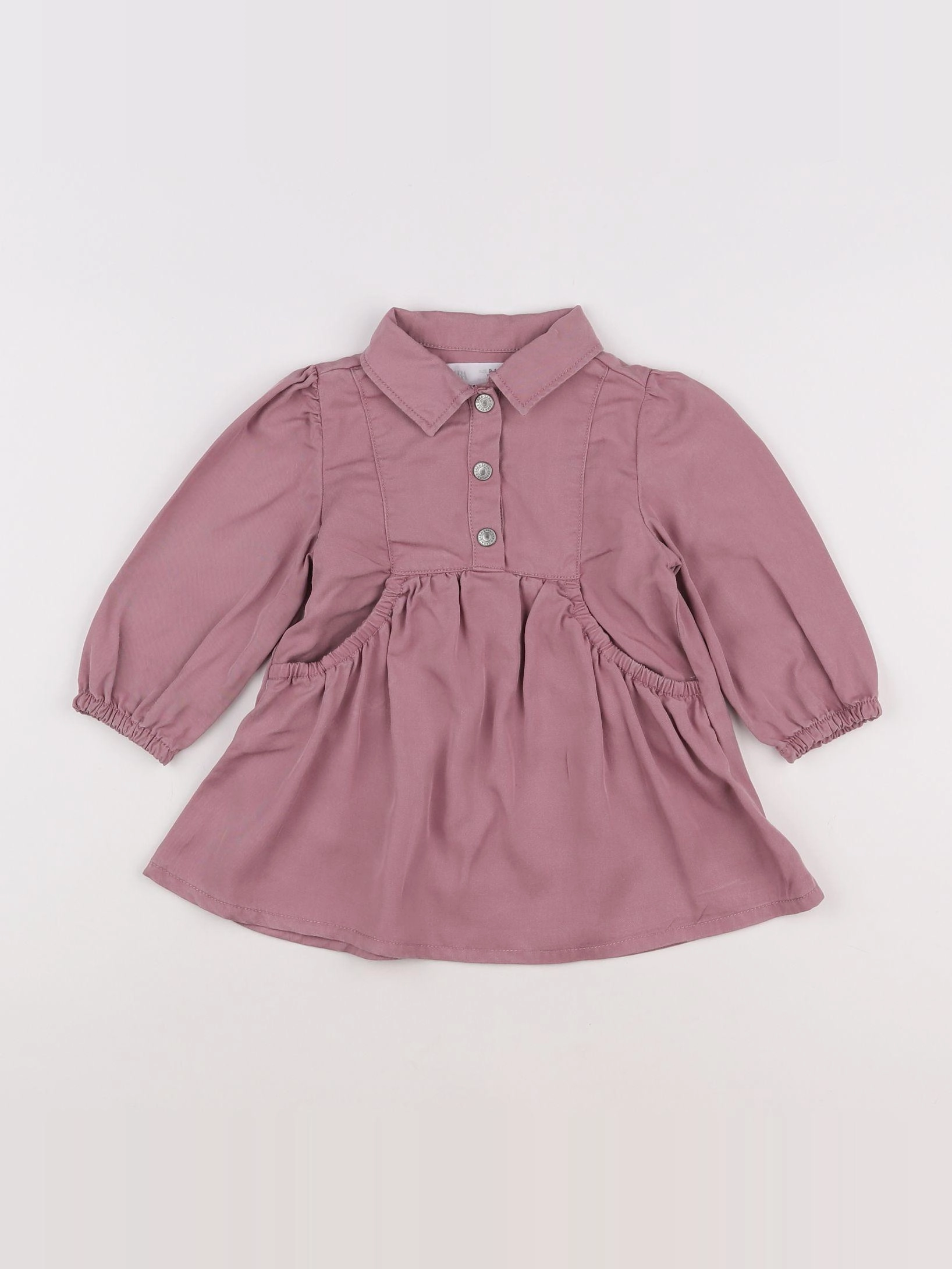 Zara - robe rose - 9/12 mois