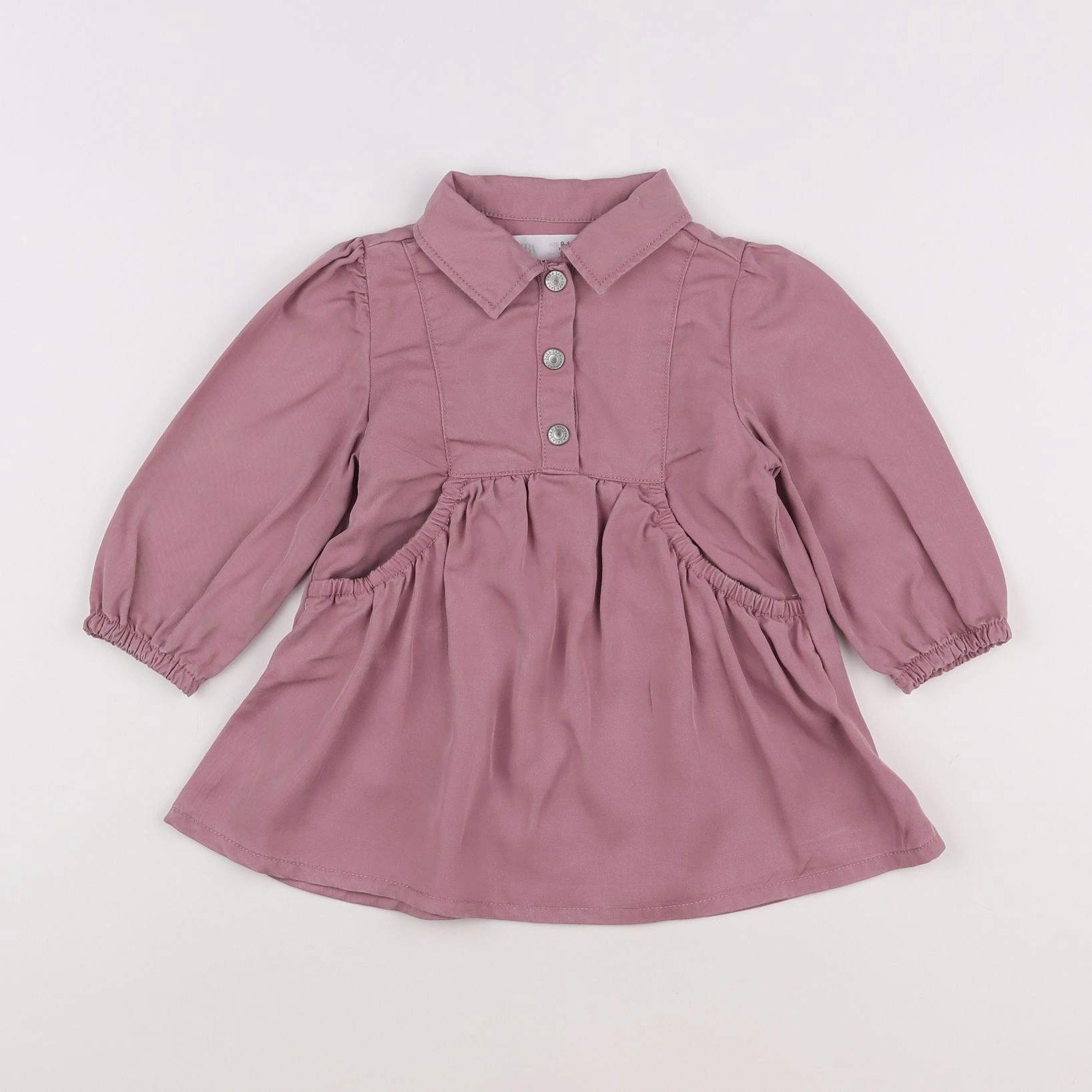 Zara - robe rose - 9/12 mois