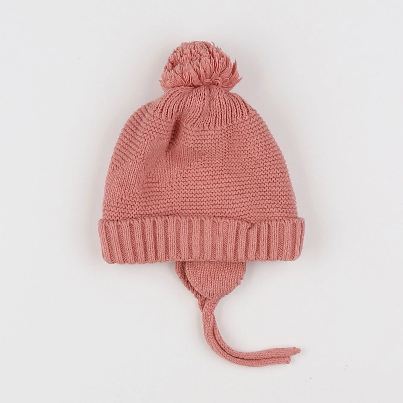 Vertbaudet - bonnet rose - 3/6 mois
