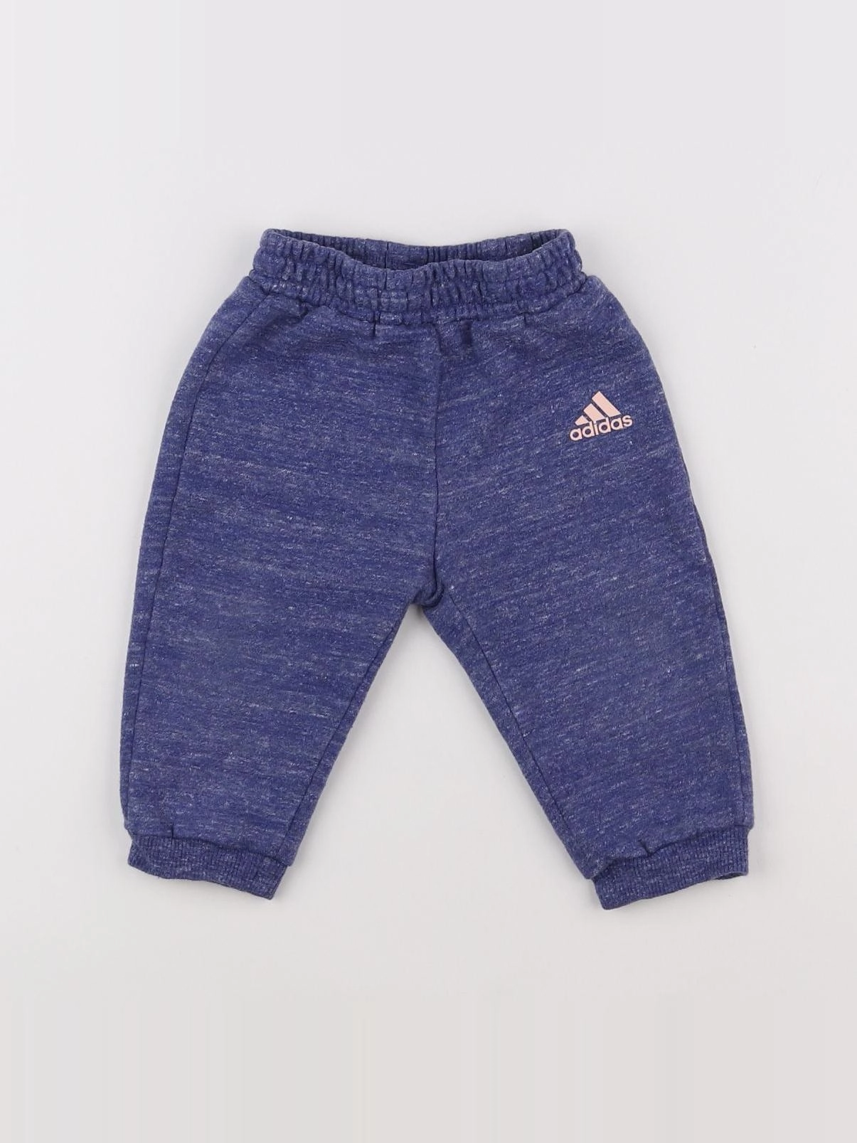 Adidas - jogging bleu, rose - 6/9 mois