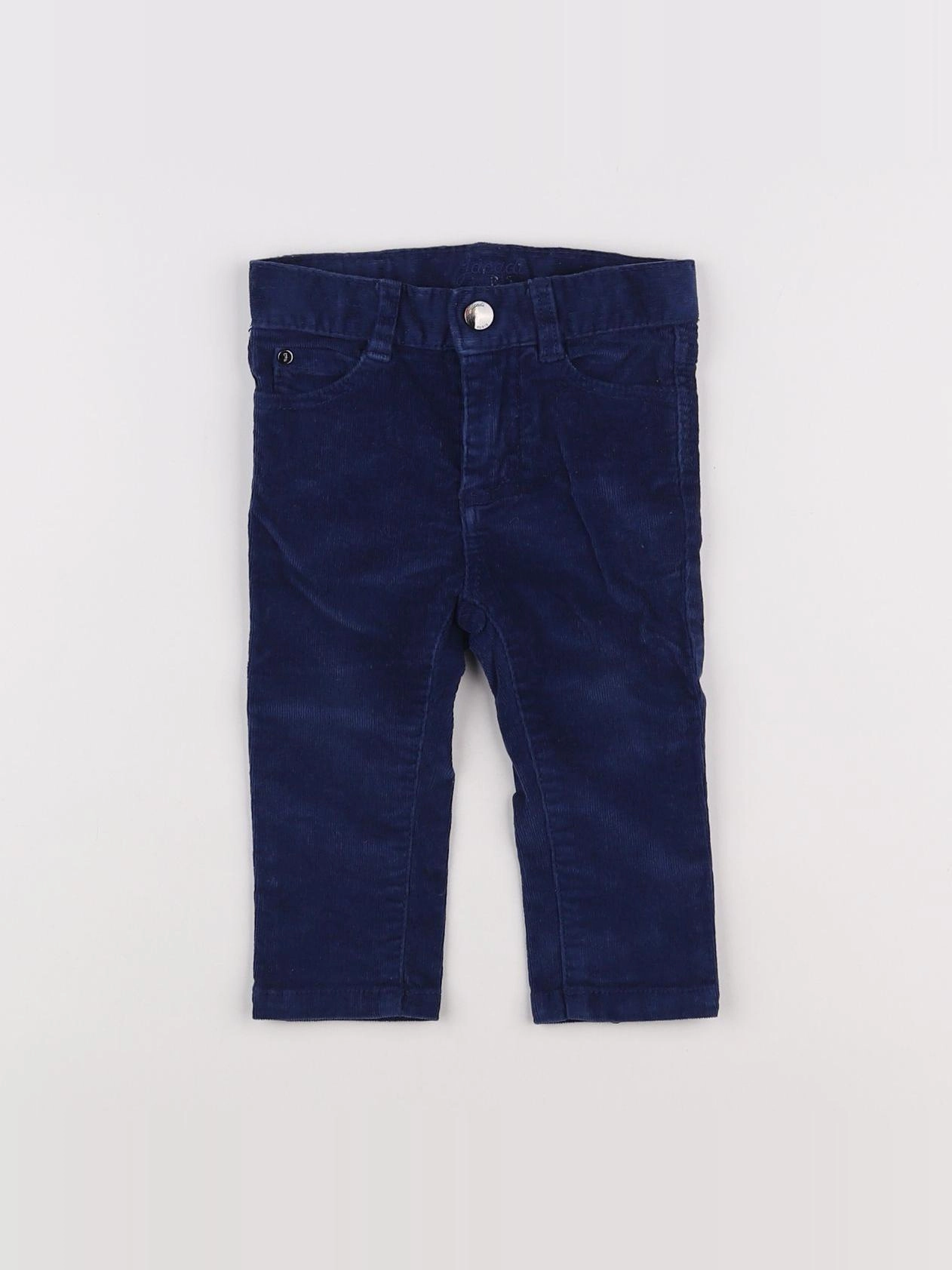 Jacadi - pantalon bleu - 12 mois