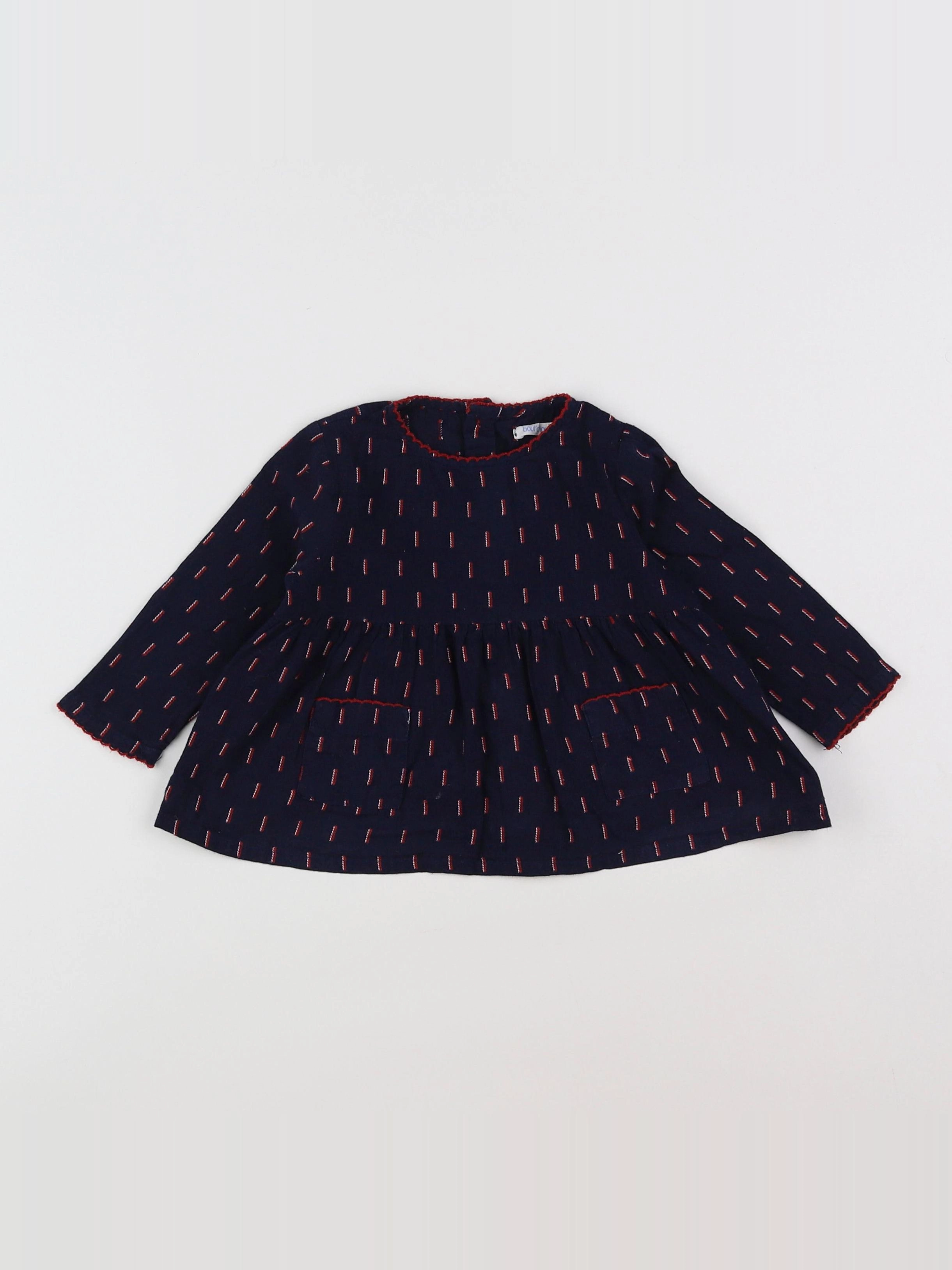 Boutchou - robe bleu - 9 mois