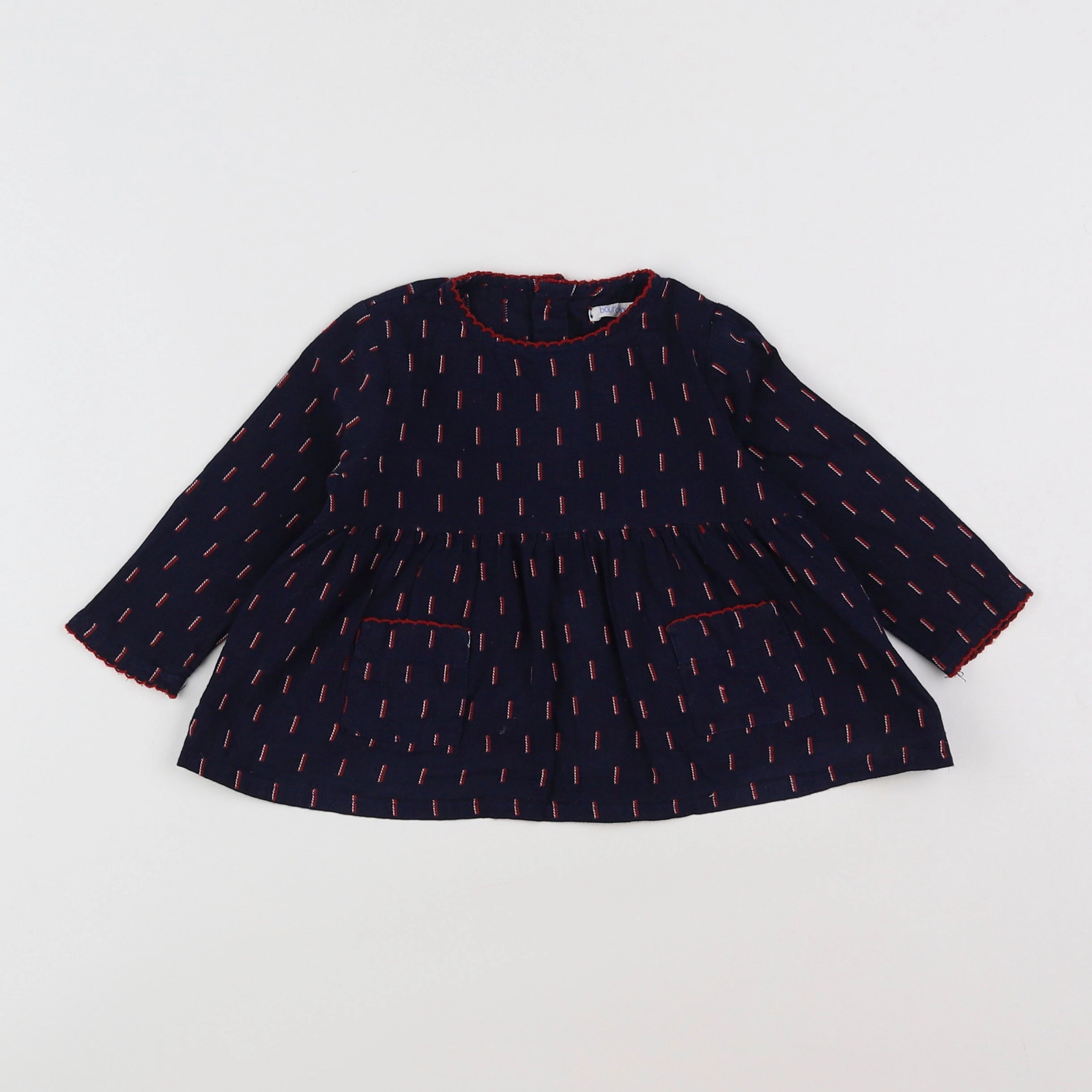 Boutchou - robe bleu - 9 mois