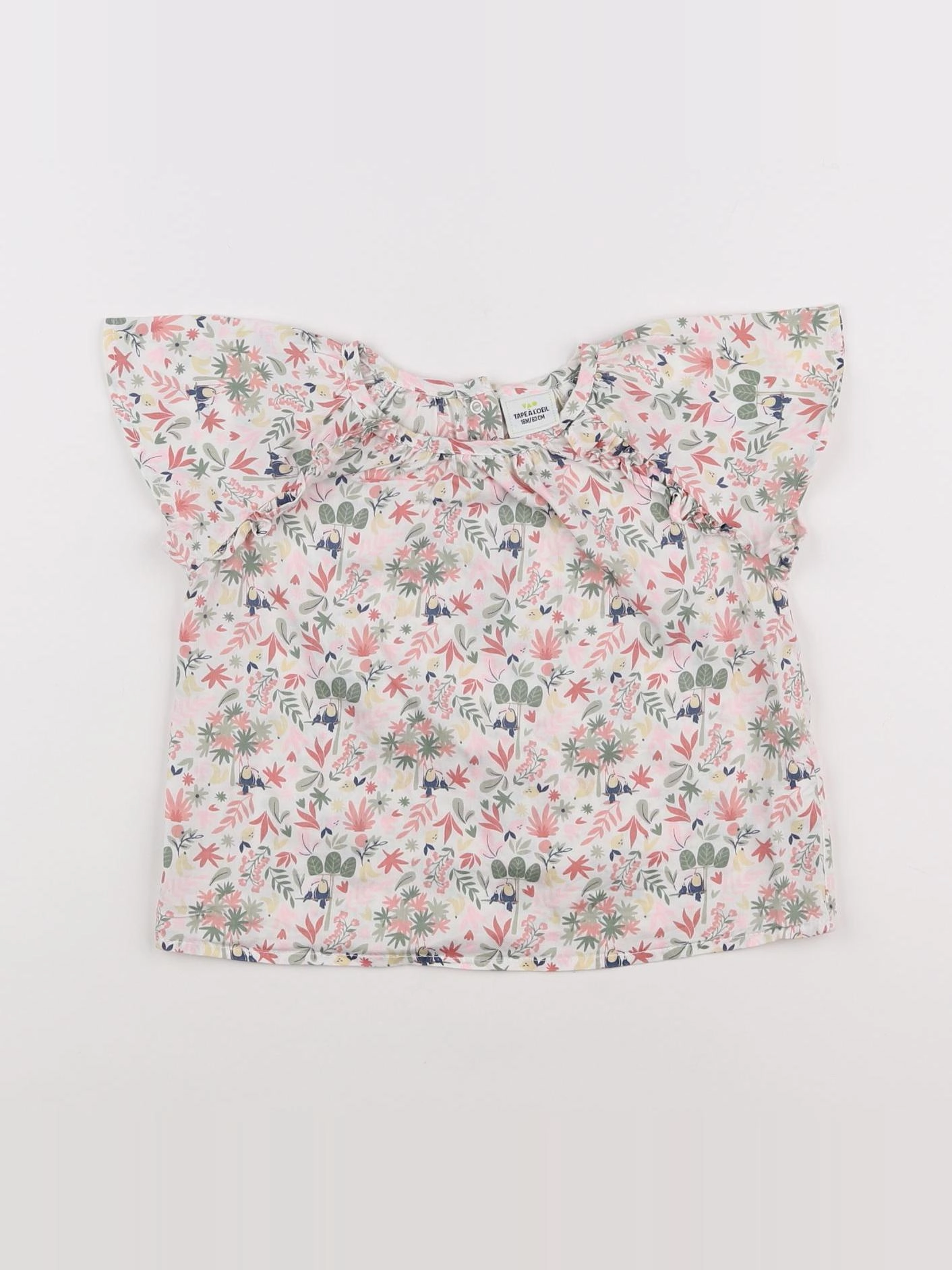 Tape à l'oeil - blouse multicolore - 18 mois