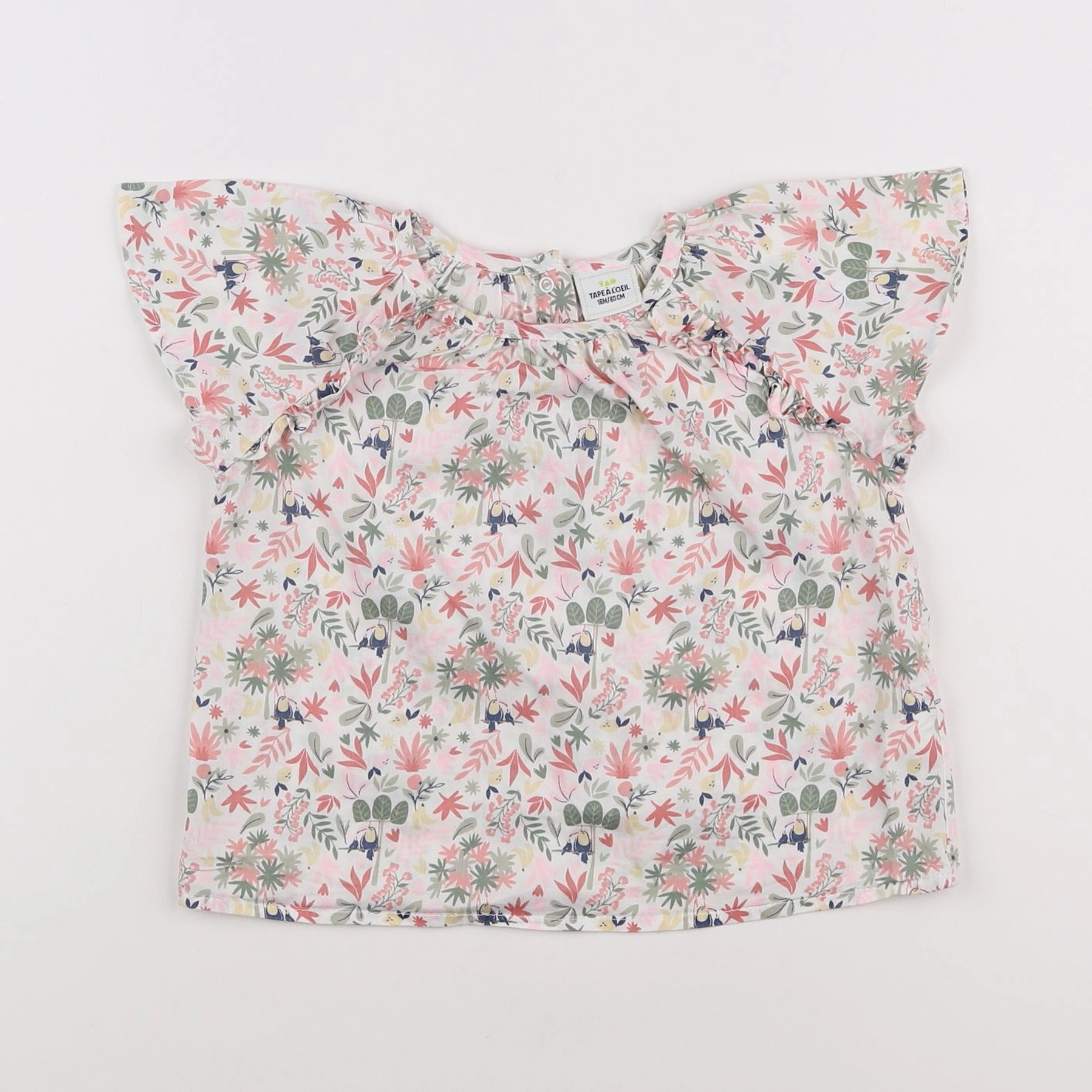 Tape à l'oeil - blouse multicolore - 18 mois