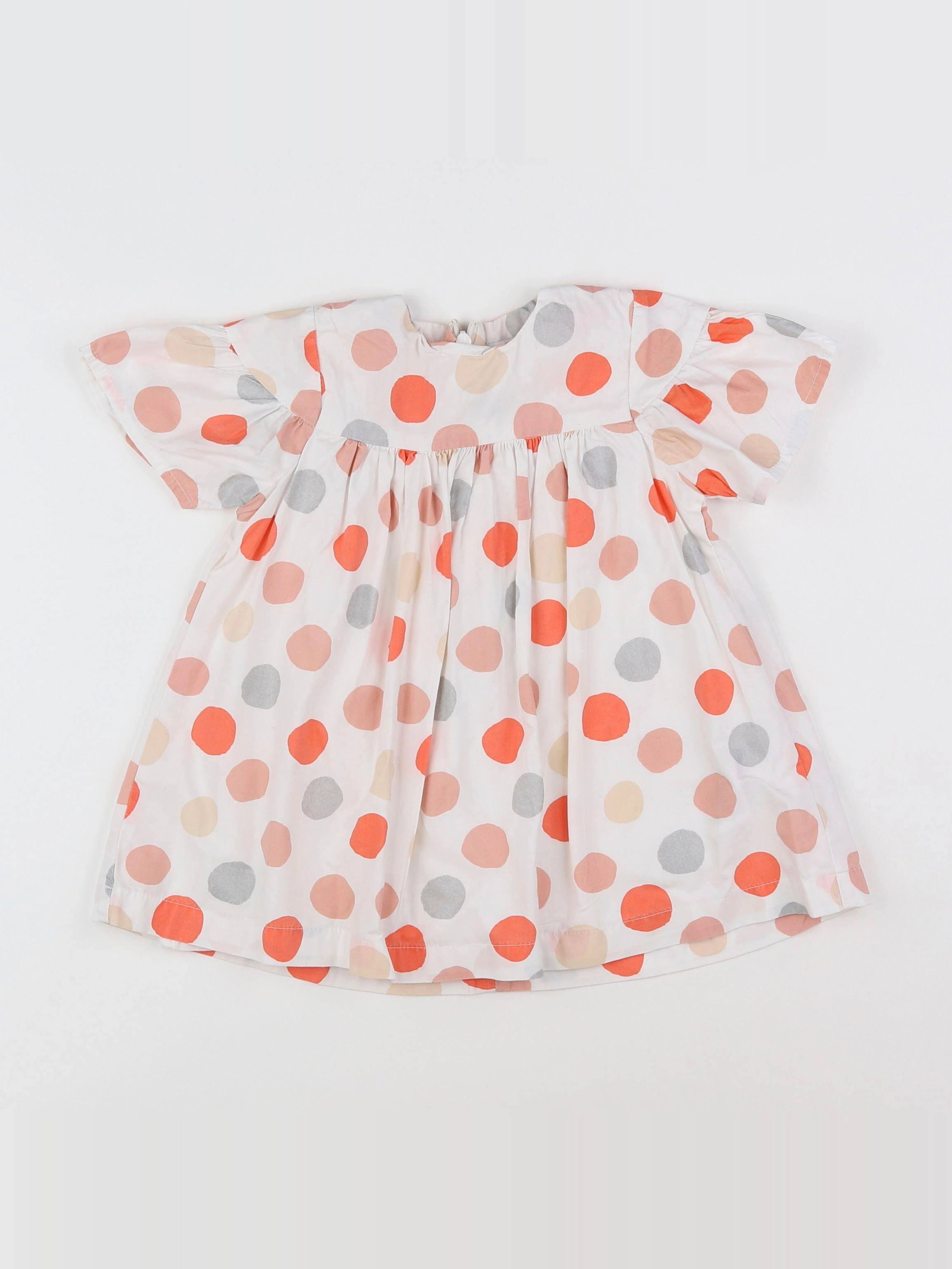 Vertbaudet - robe blanc - 18 mois