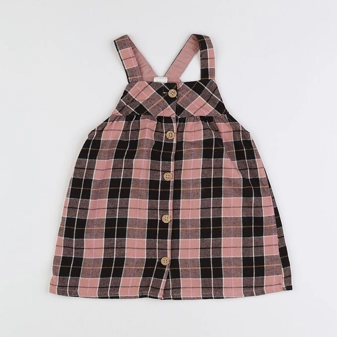H&M - robe rose - 12 mois
