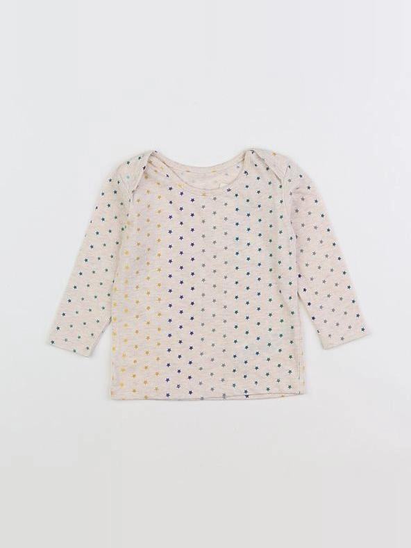 Bonton - maillot de corps beige - 6 mois