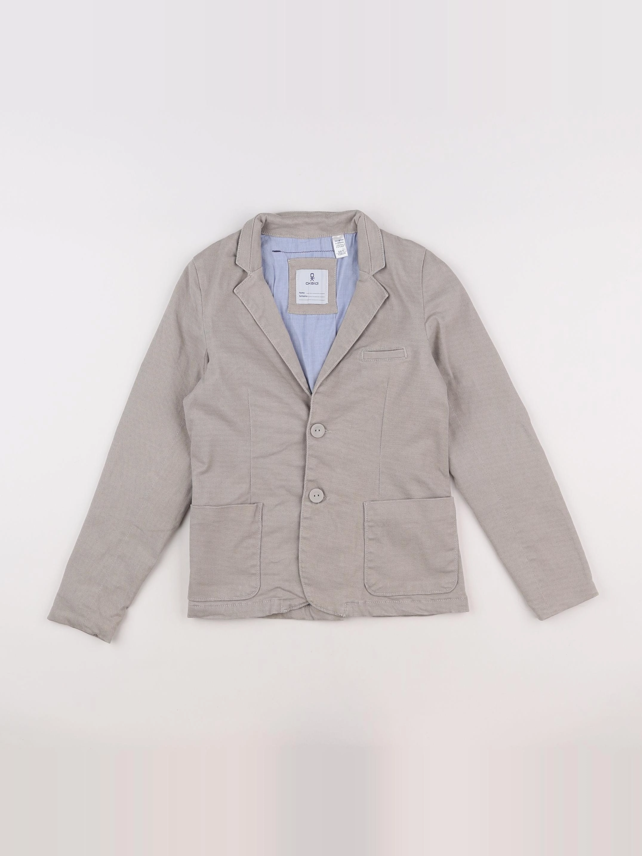 Okaidi - veste beige - 8/9 ans