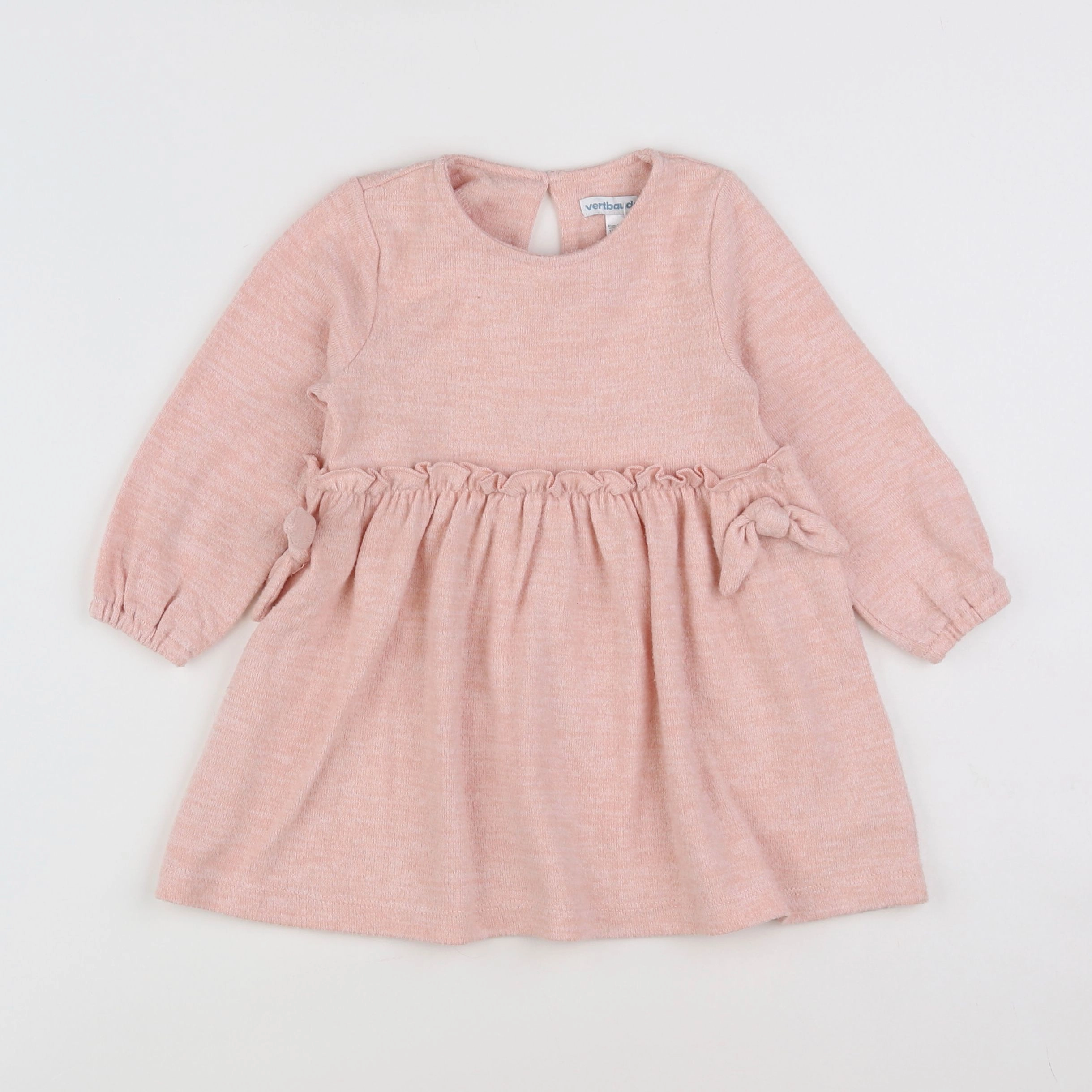 Vertbaudet - robe rose - 12/18 mois