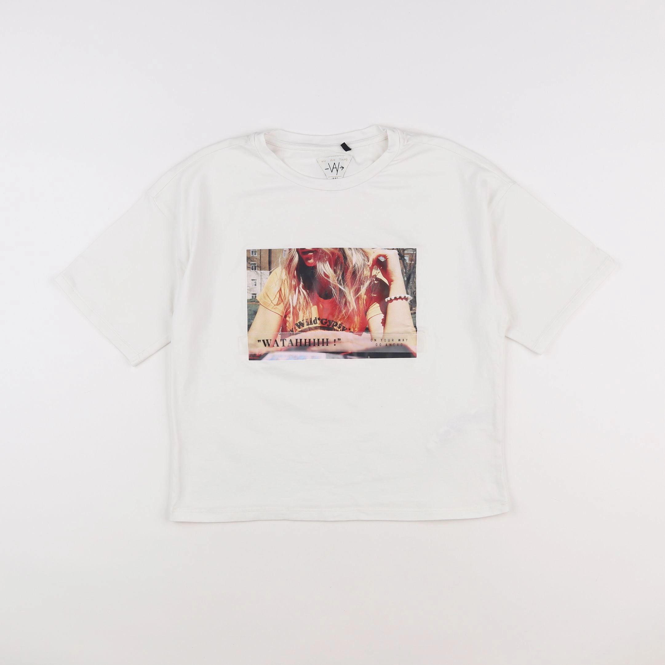 IKKS - tee-shirt blanc - 10 ans