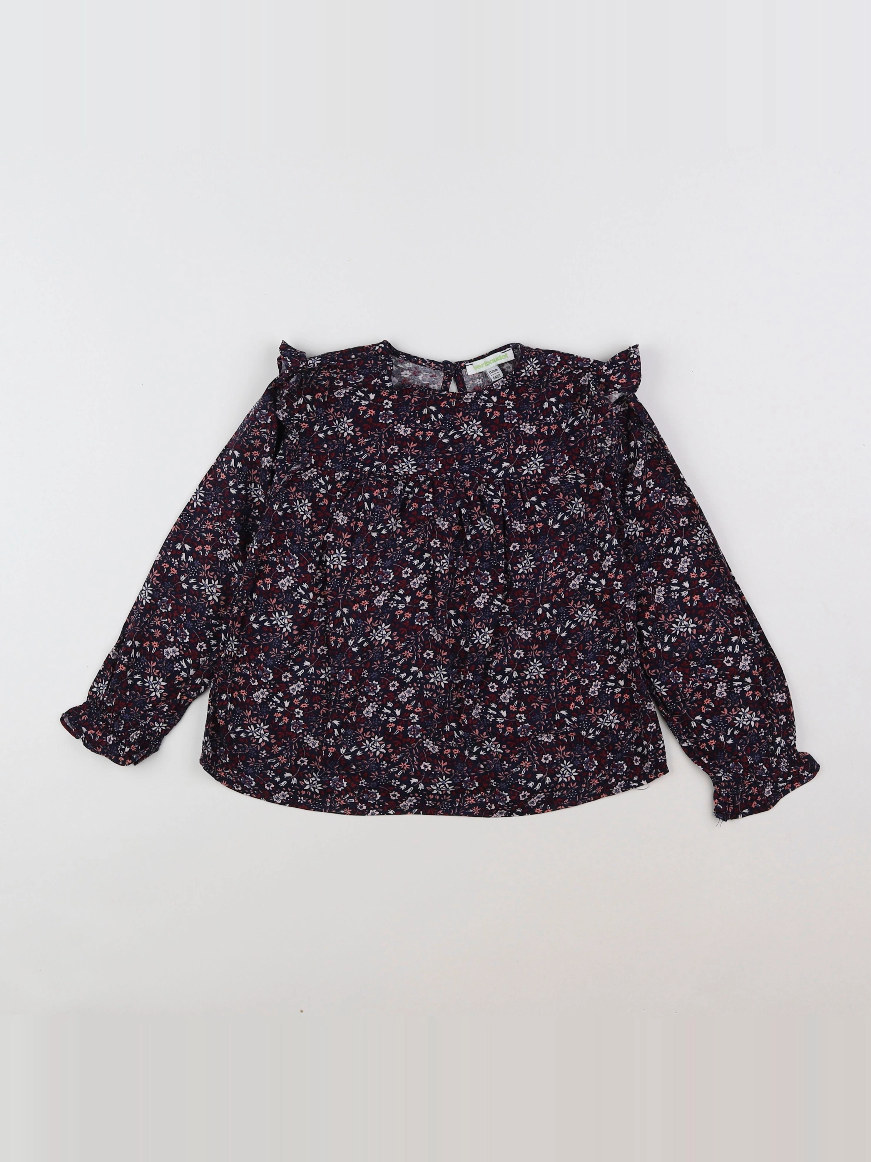 Vertbaudet - tee-shirt violet, multicolore - 6 ans
