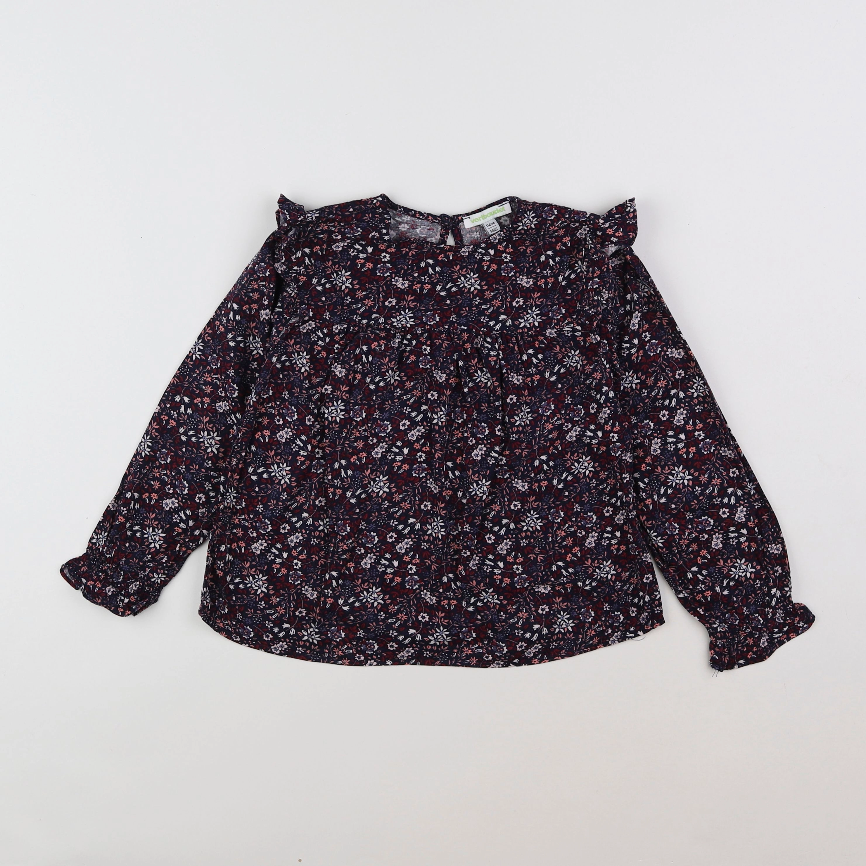 Vertbaudet - tee-shirt violet, multicolore - 6 ans