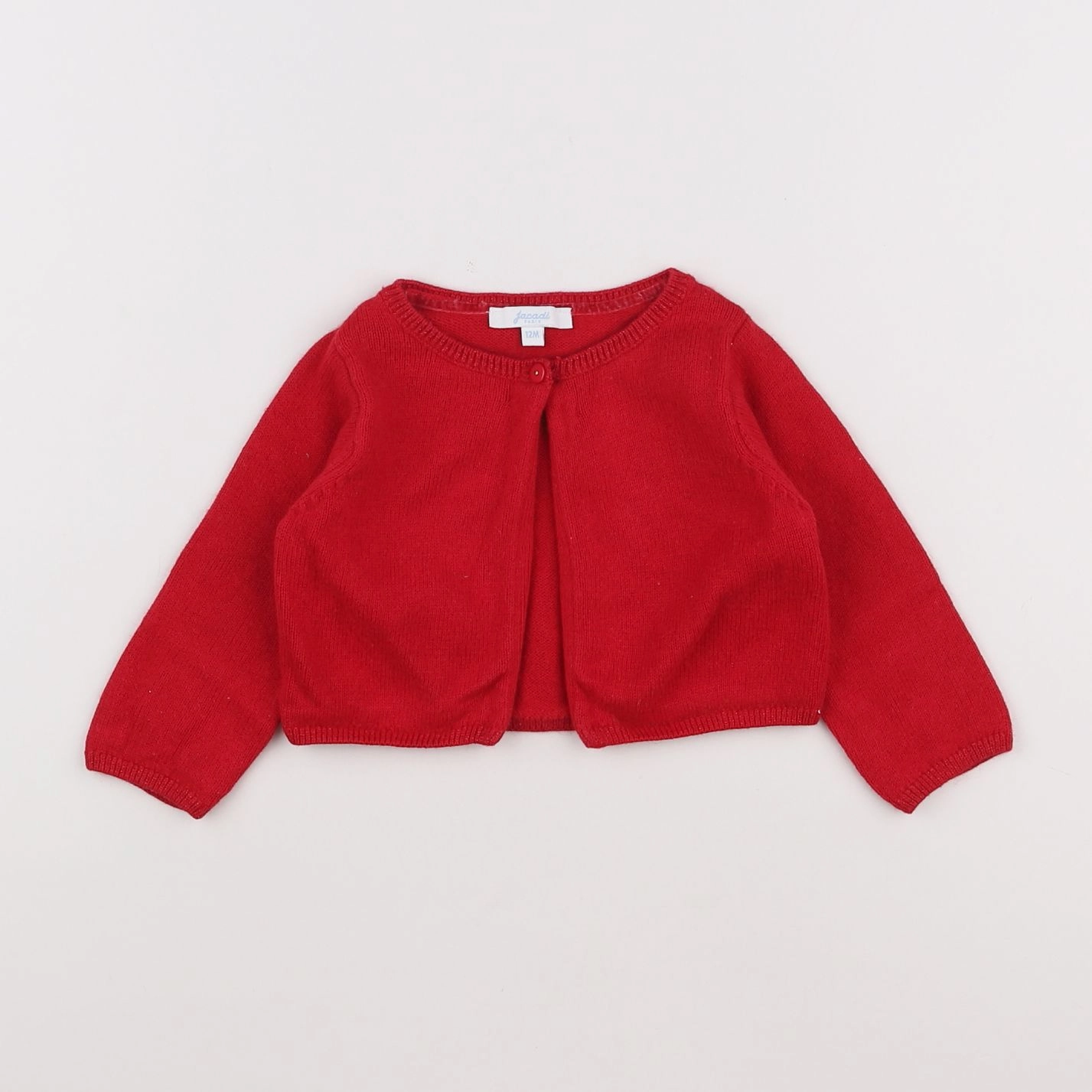 Jacadi - gilet rouge - 12 mois