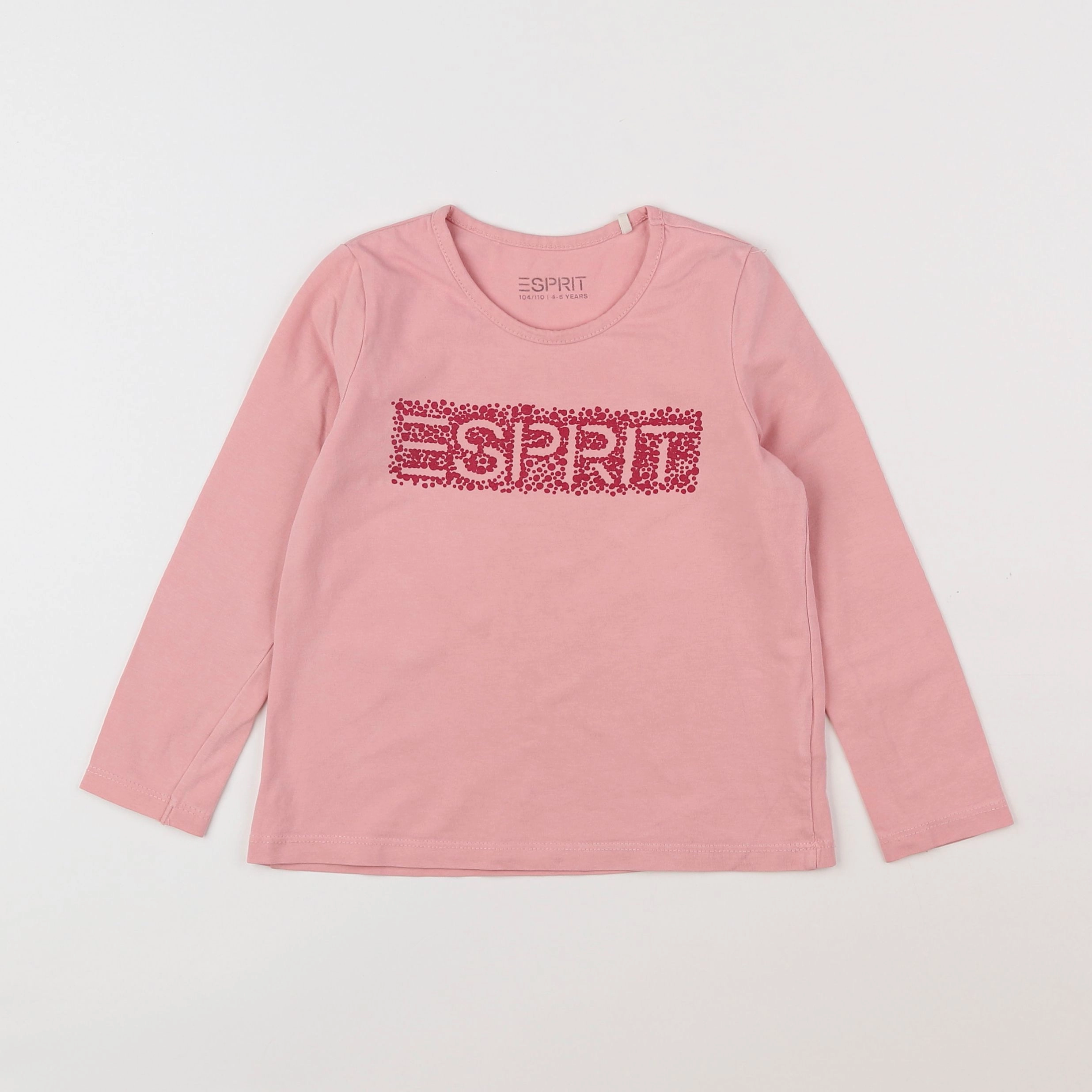 Esprit - tee-shirt rose - 4/5 ans