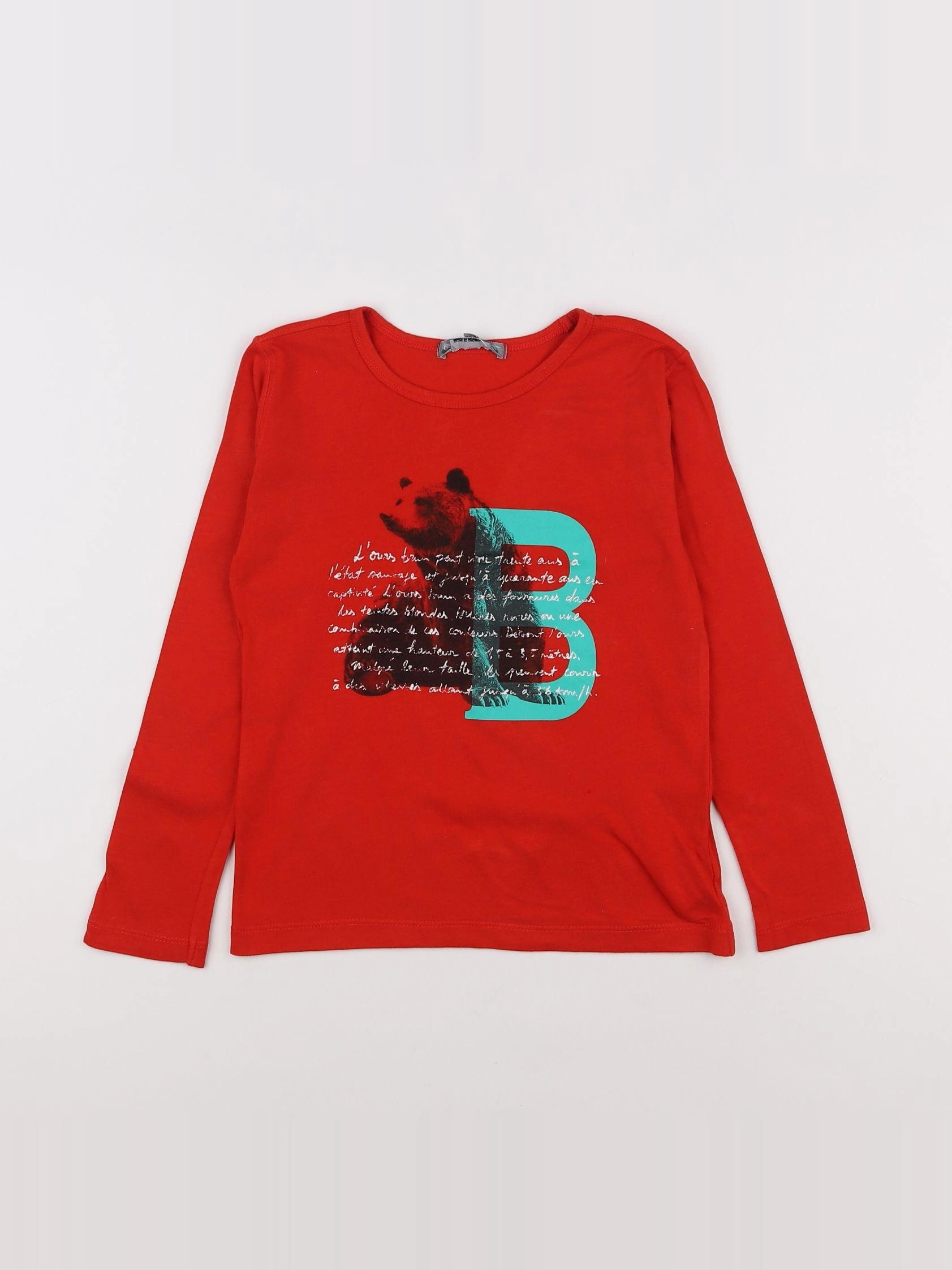 Bonpoint - tee-shirt rouge - 4 ans