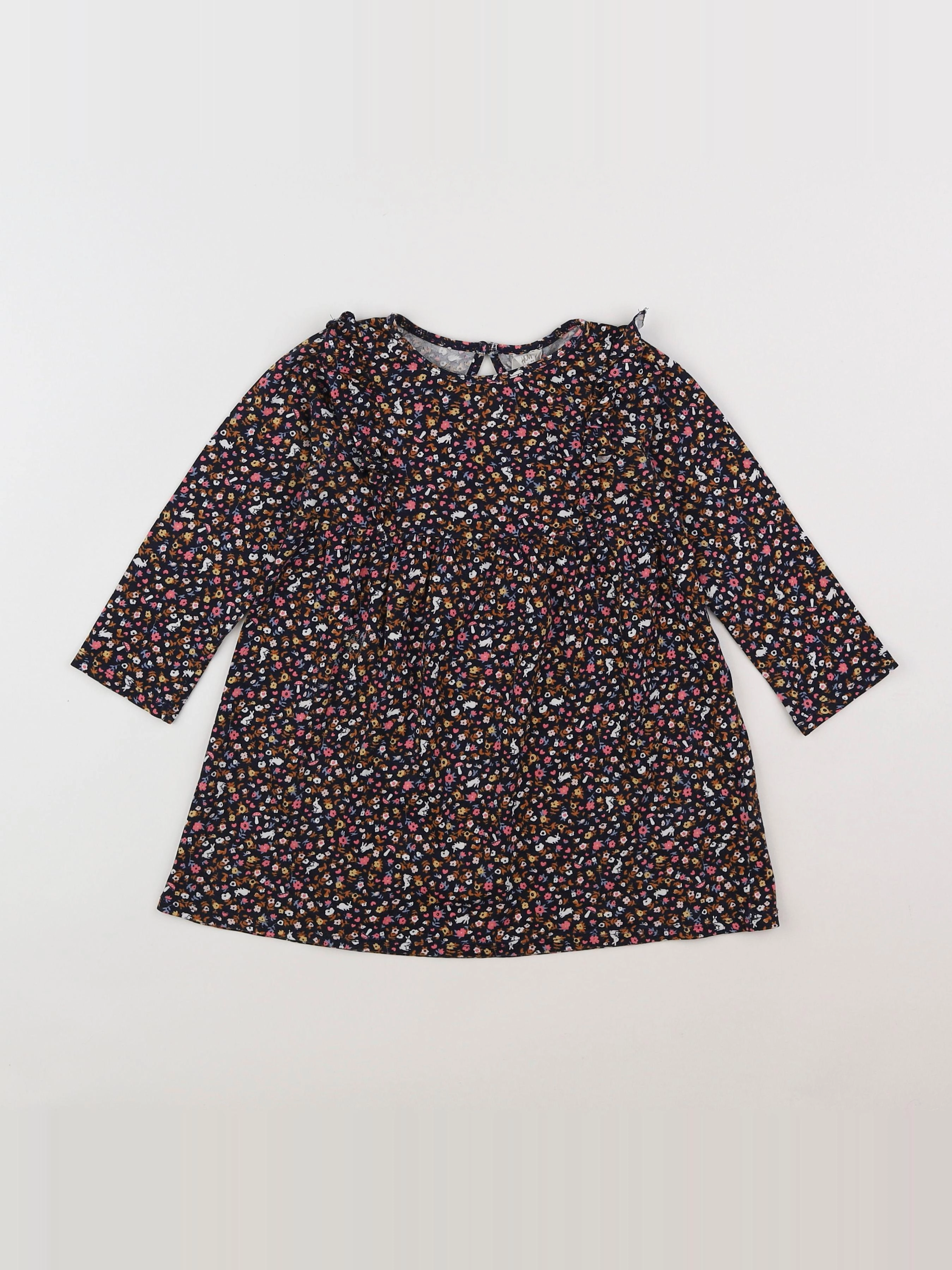 H&M - robe bleu - 18 mois à 2 ans