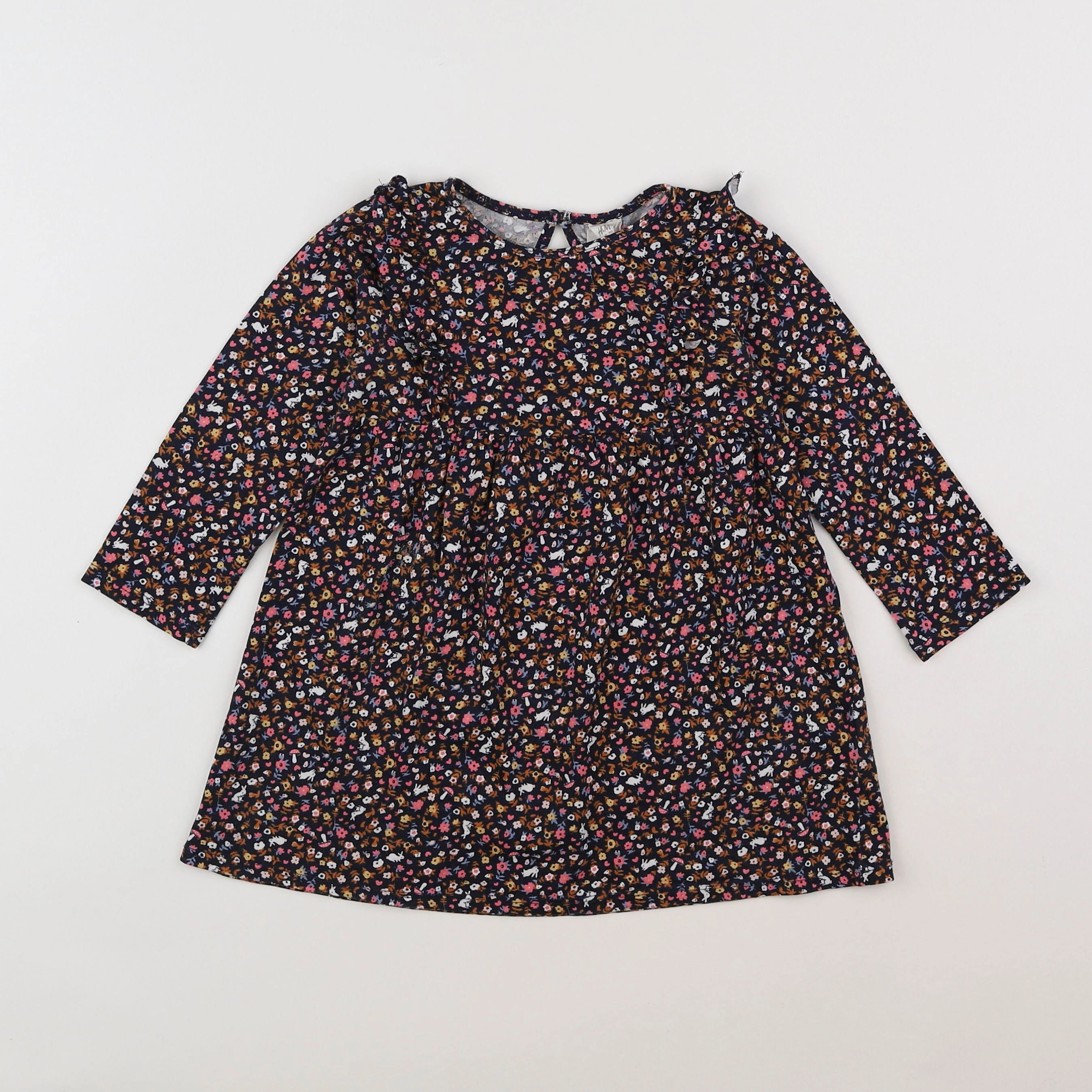 H&M - robe bleu - 18 mois à 2 ans