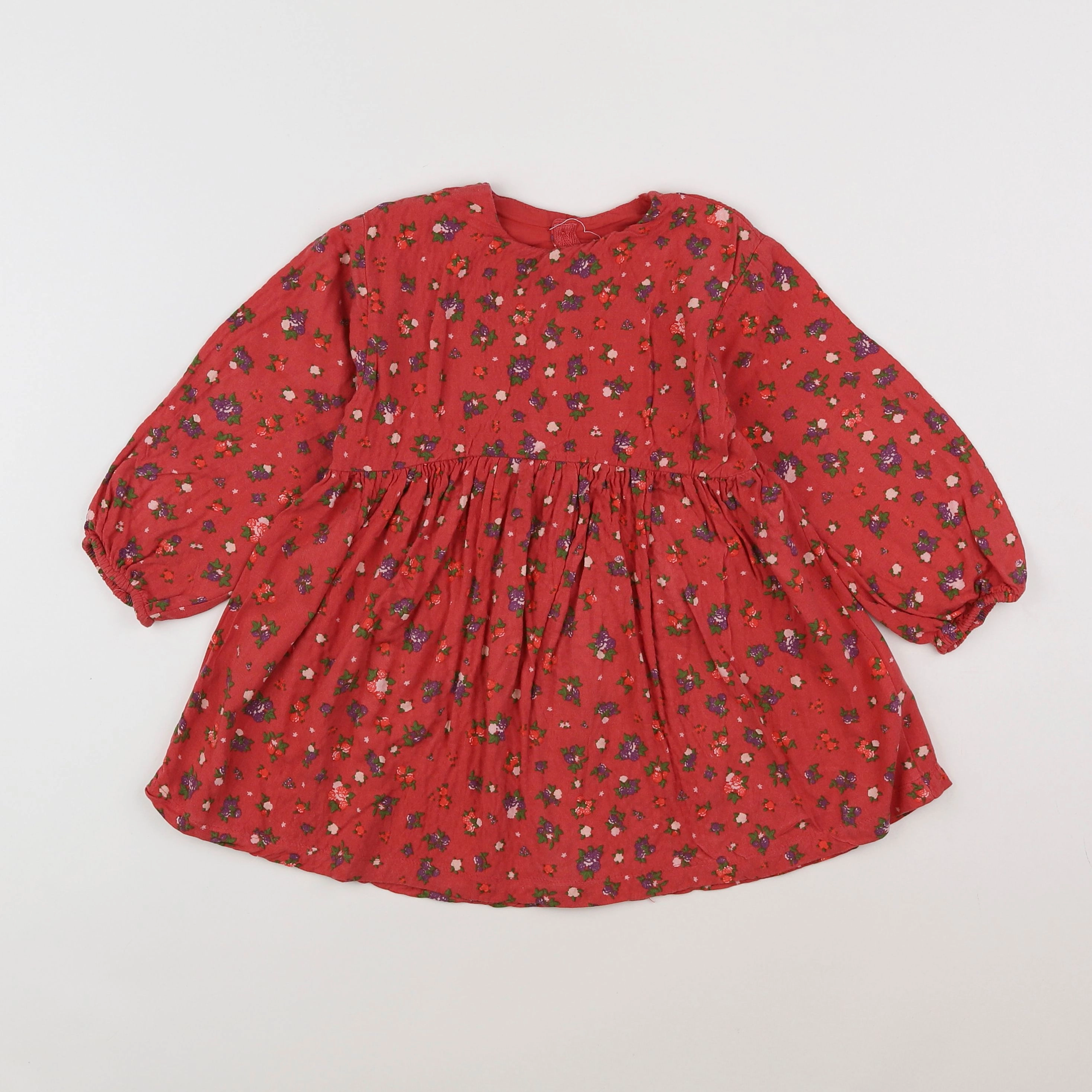 Zara - robe rouge - 18 mois à 2 ans