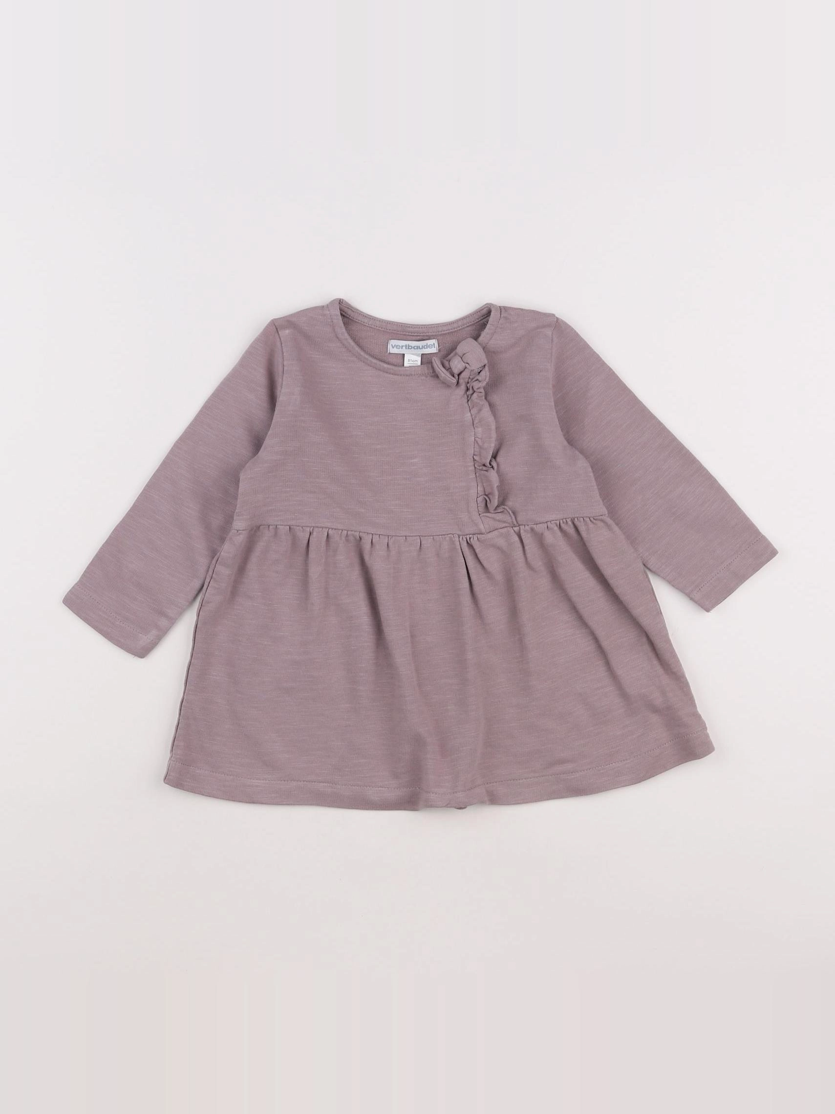 Vertbaudet - robe violet - 18 mois