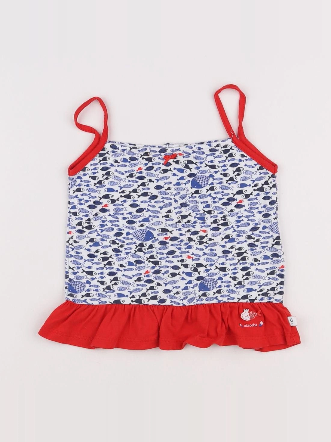 Absorba - débardeur bleu, rouge - 9 mois